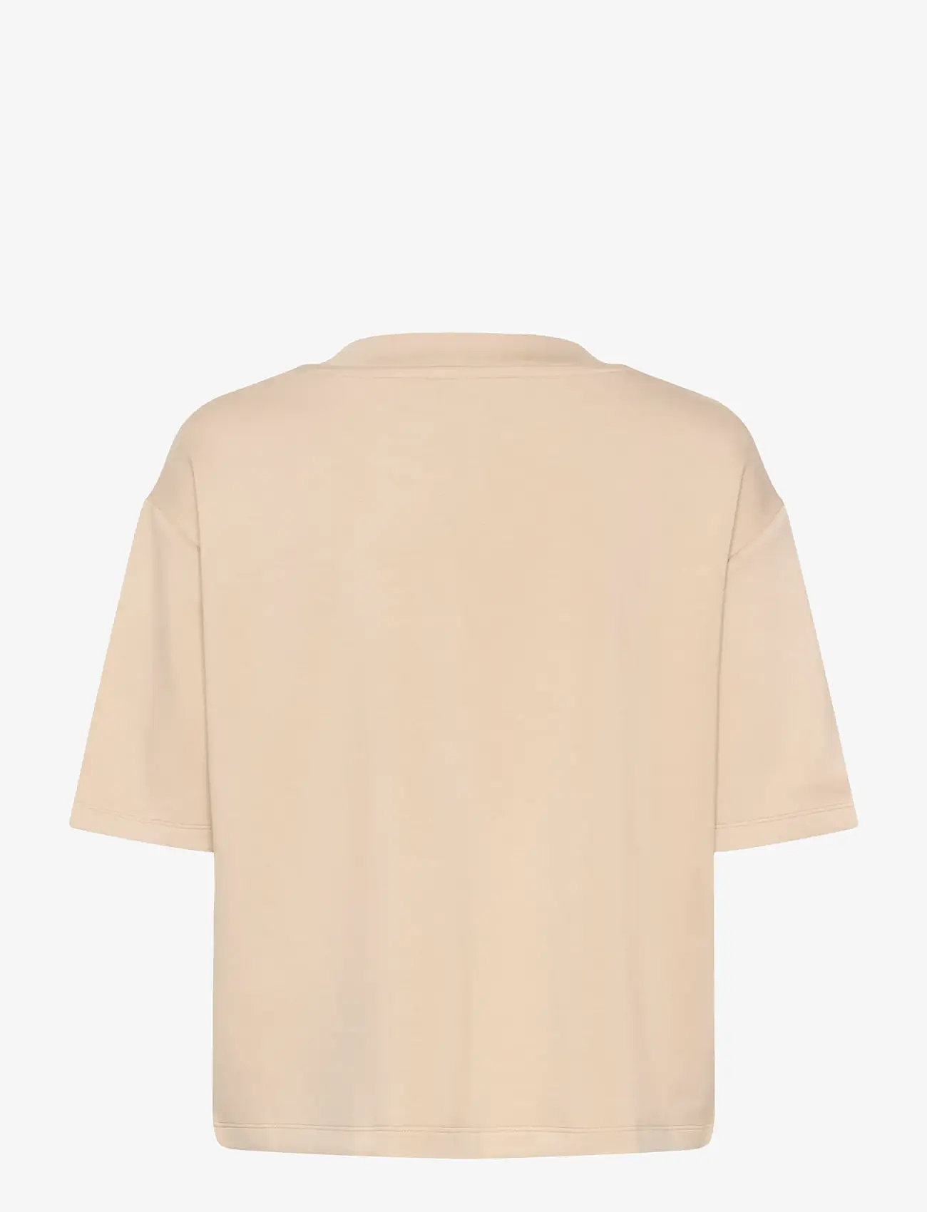 Kaffe - KAannika T-Shirt - efterårstøj - feather gray - 2