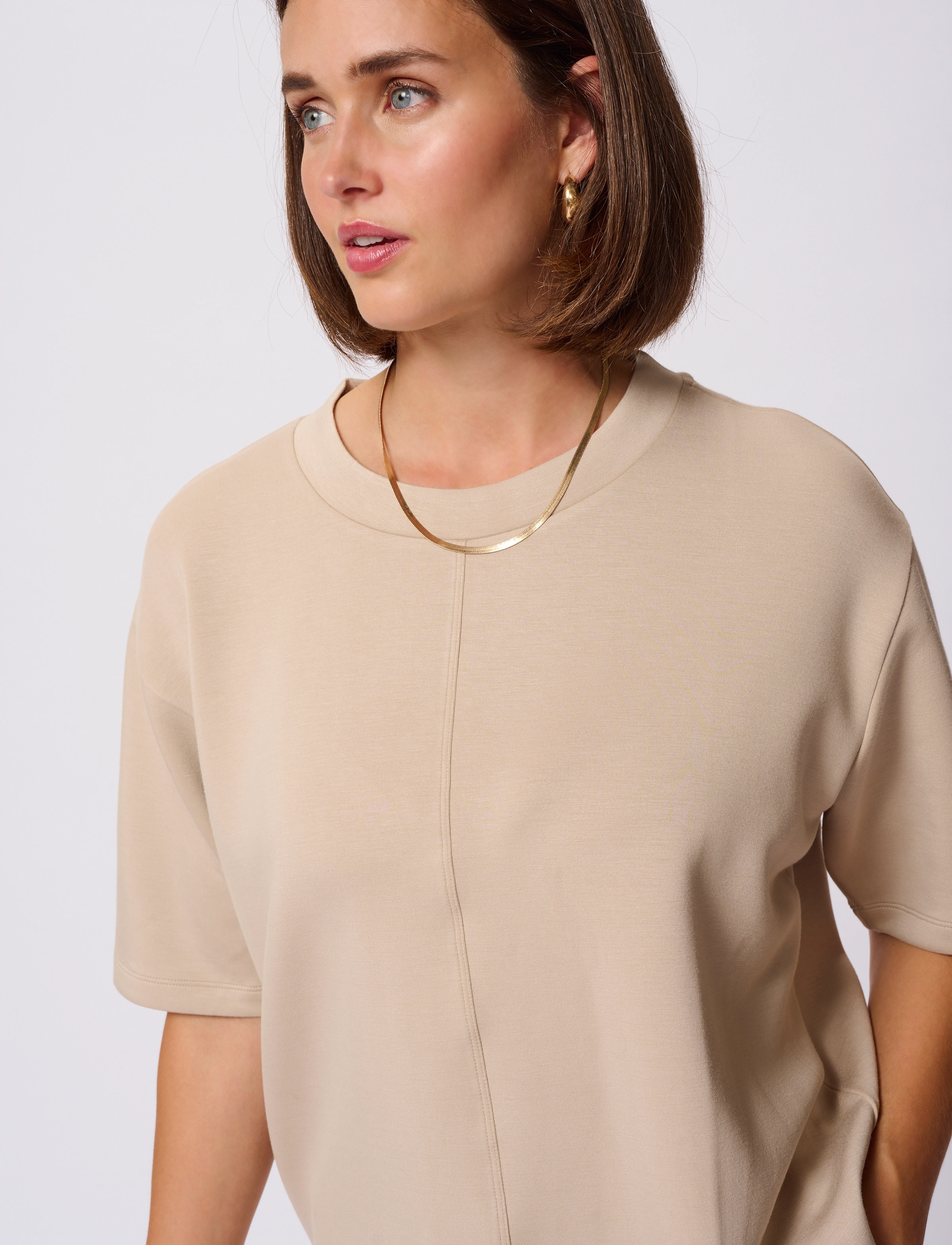 Kaffe - KAannika T-Shirt - t-shirts - feather gray - 5