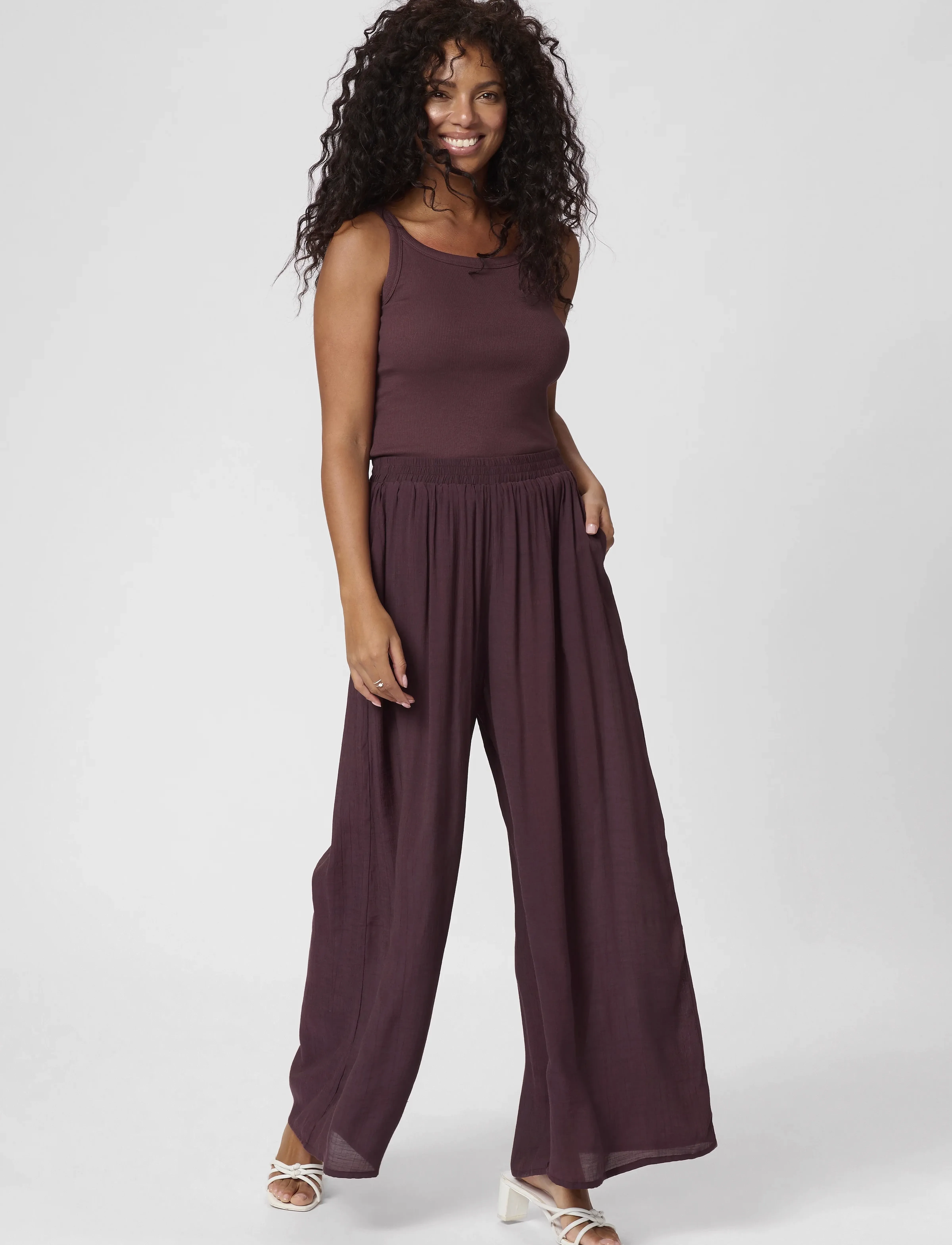 Kaffe - KAanja Pant - fudge - 3