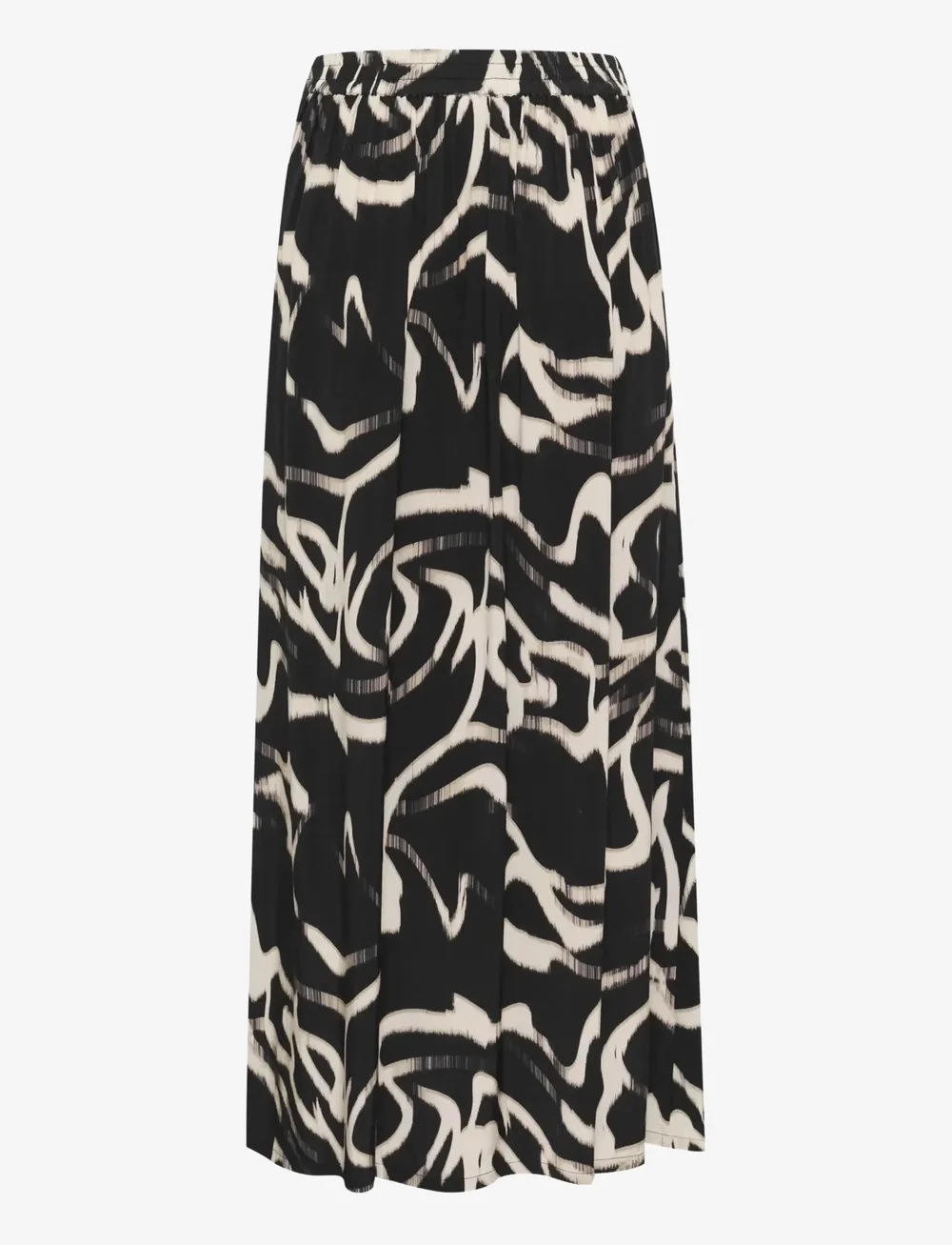 Kaffe - KAmartha Skirt - vidutinio ilgio sijonai - black/nature organic lines - 2
