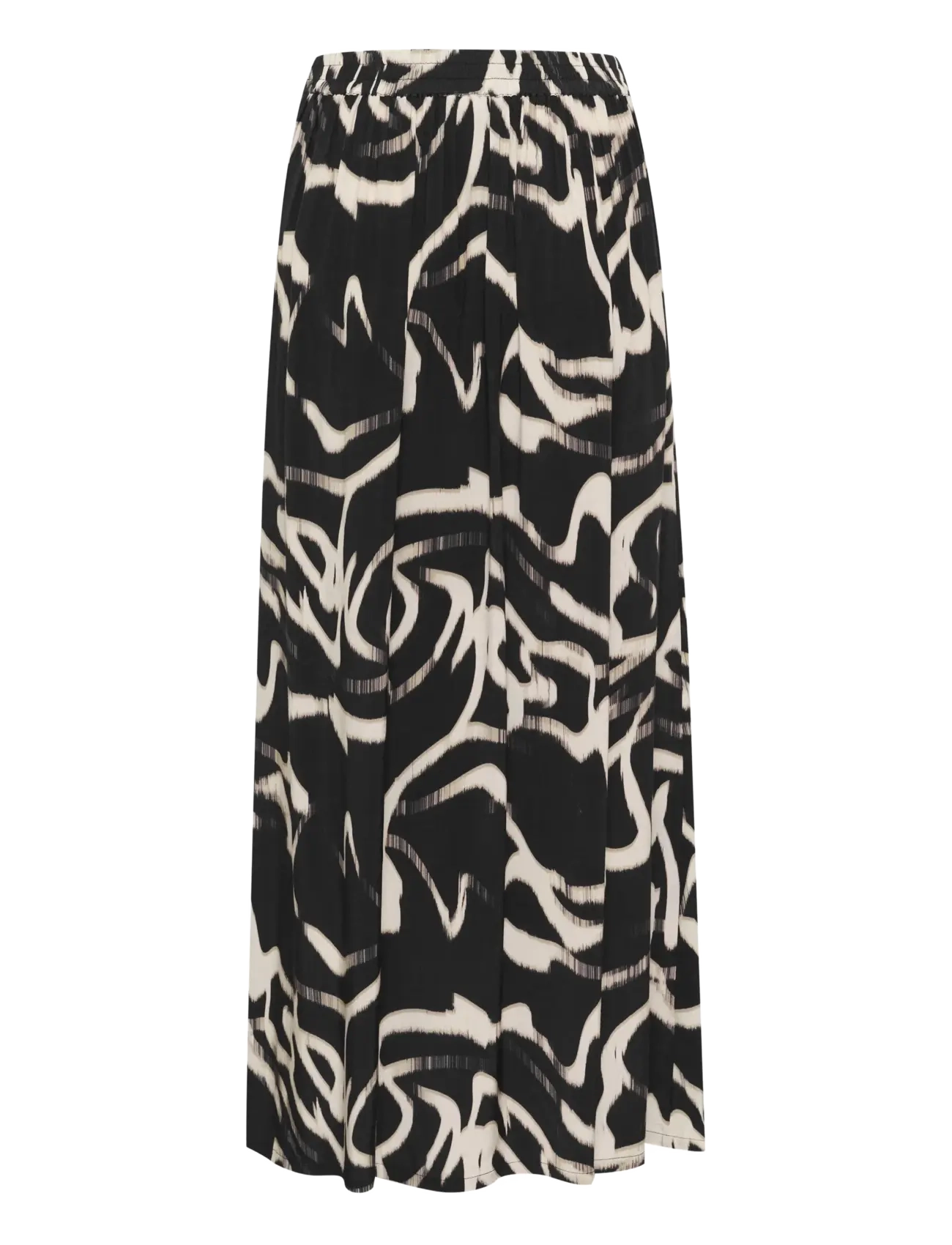Kaffe - KAmartha Skirt - jupes midi - black/nature organic lines - 2