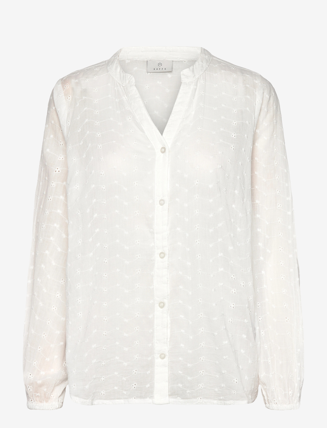 Kaffe - KAmay shirt - långärmade skjortor - chalk - 0