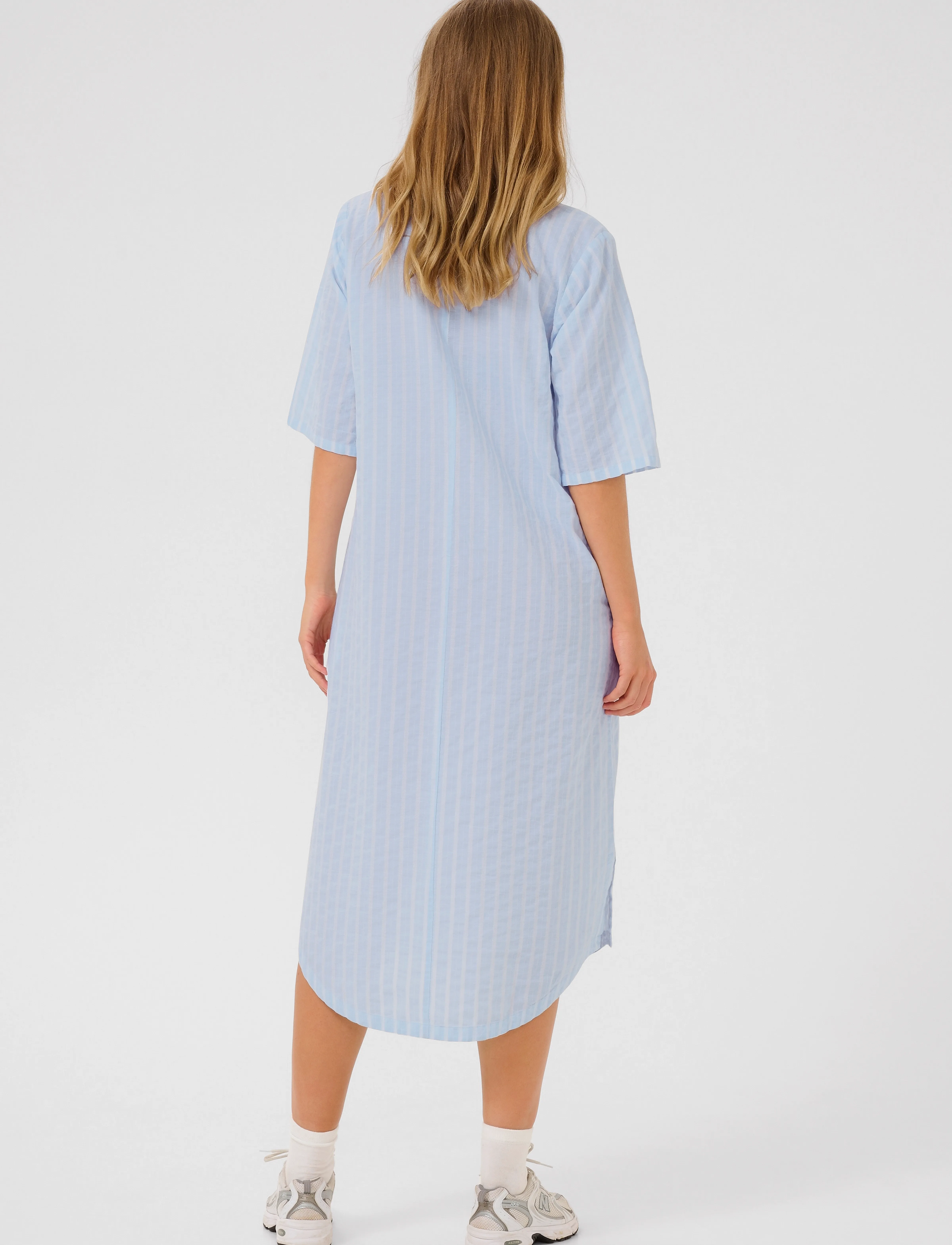Kaffe - KAsara Kaftan Dress - blue/white stripe - 3