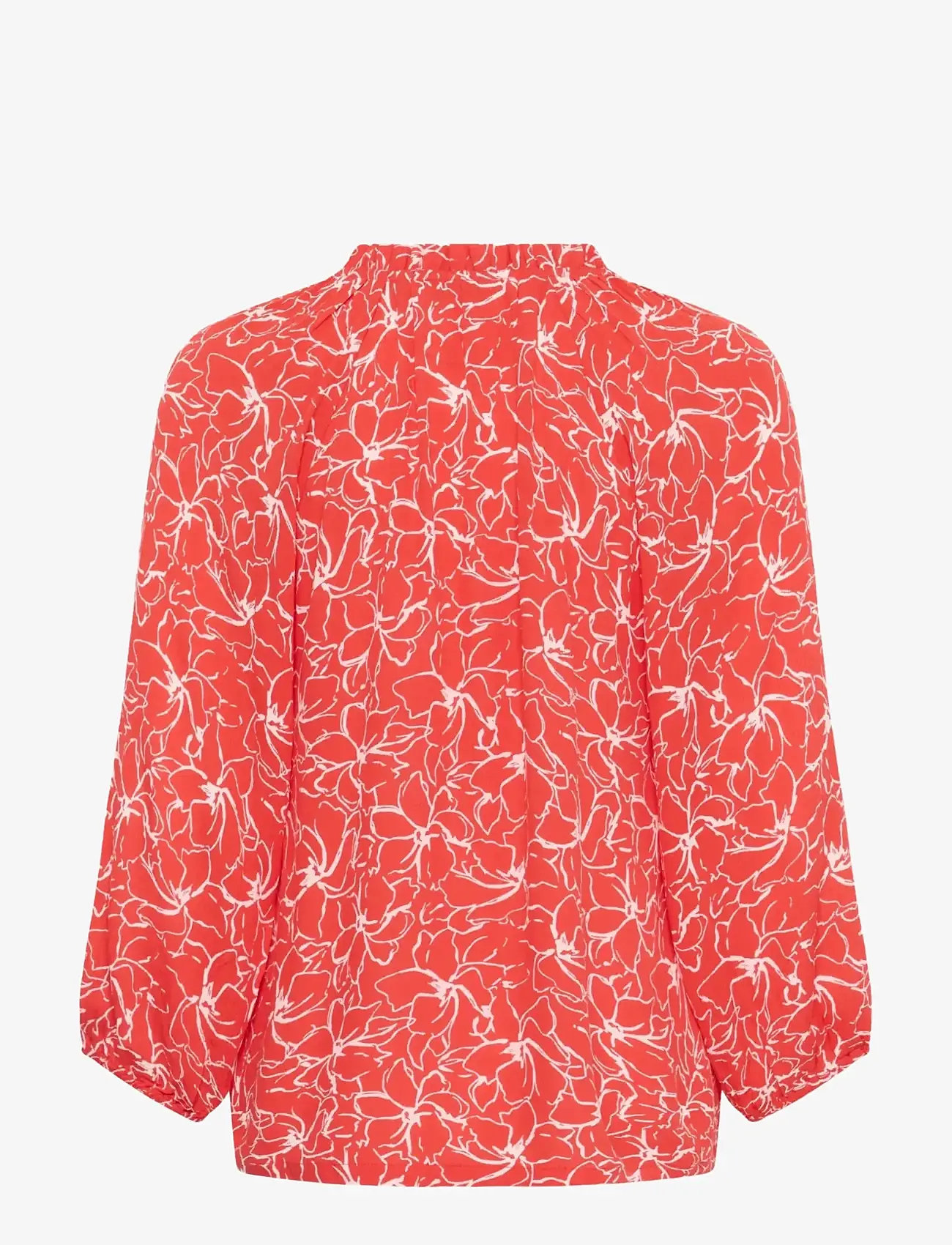 Kaffe - KAtine Amber Blouse - langærmede bluser - poppy red chalk flower - 2