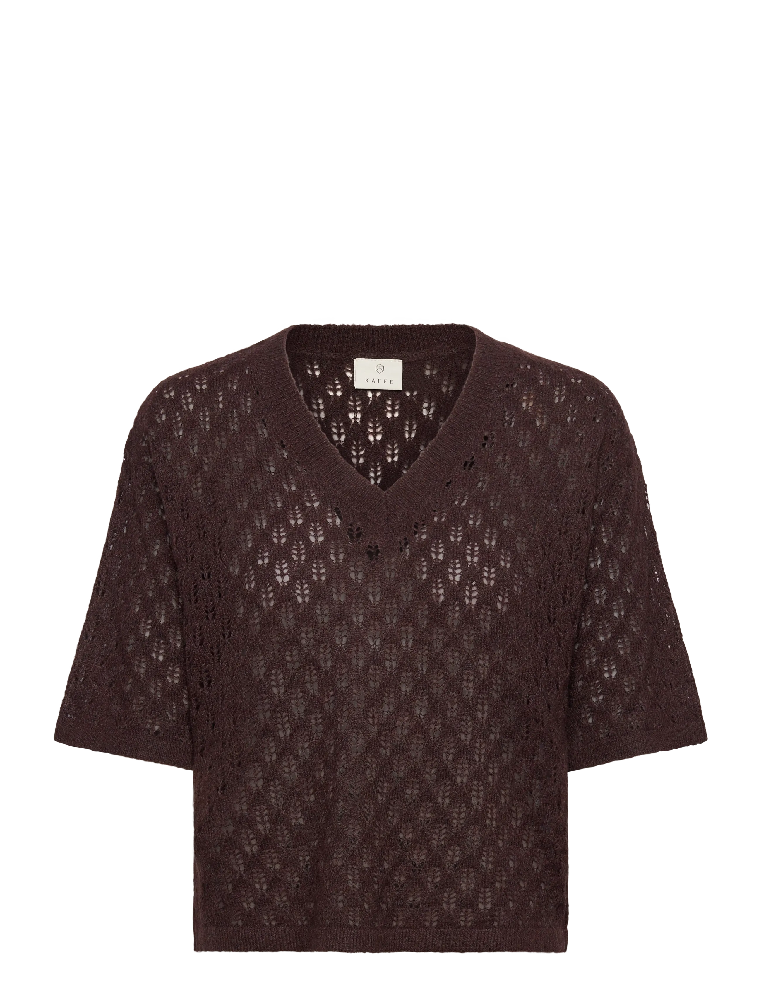 KAlourine V-Neck Pullover - FUDGE MELANGE