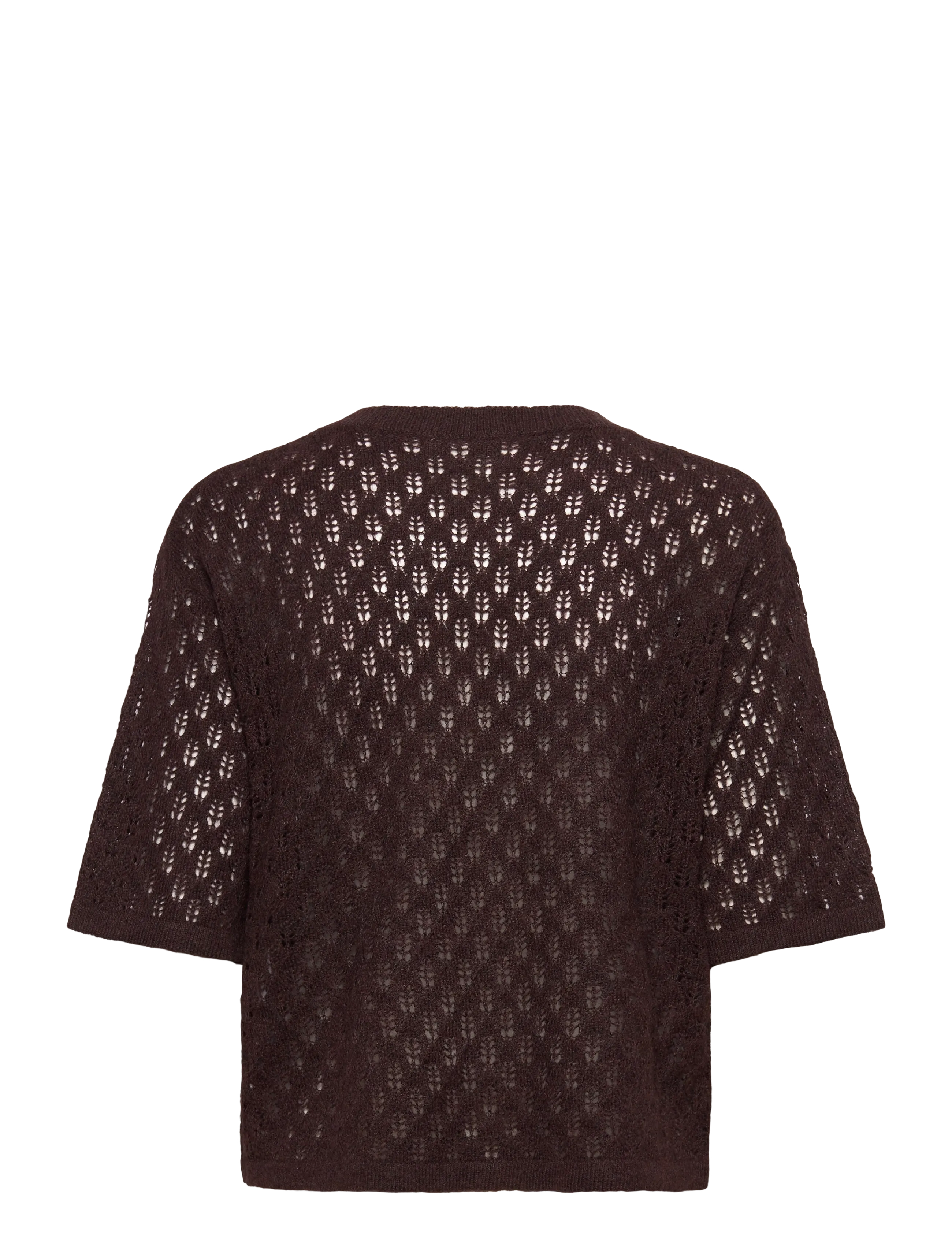 Kaffe - KAlourine V-Neck Pullover - t-shirts - fudge melange - 1