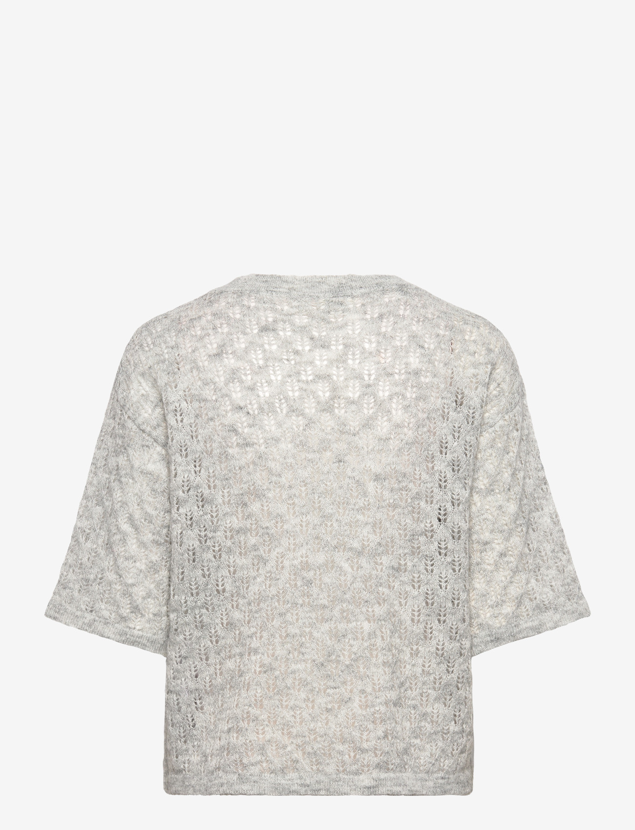 Kaffe - KAlourine V-Neck Pullover - efterårstøj - light grey melange - 1