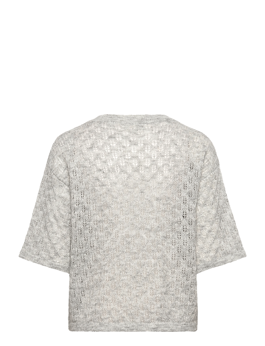Kaffe - KAlourine V-Neck Pullover - pullover - light grey melange - 1