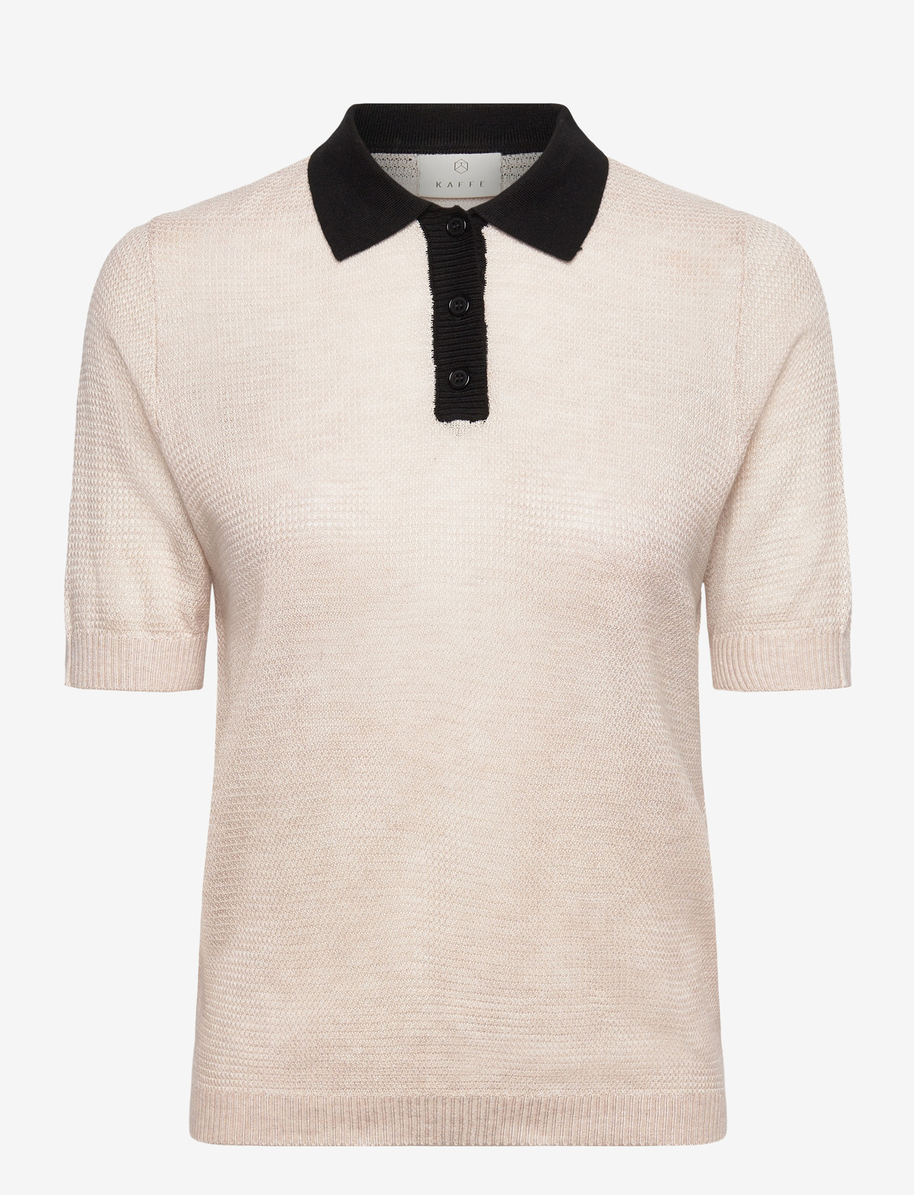 Kaffe - KAamalia Pullover - pikéer - feather gray cc - 0