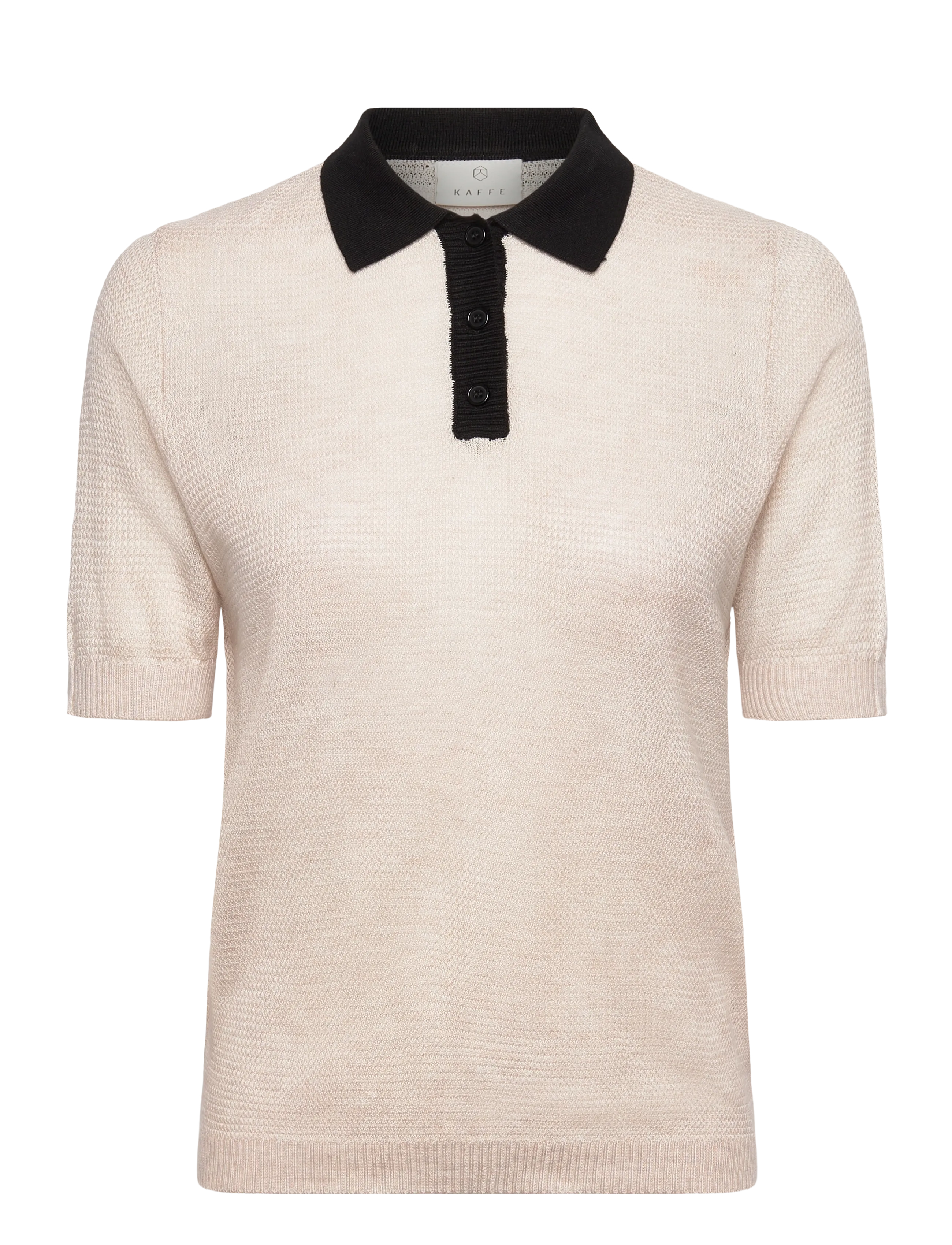 Kaffe KAamalia Pullover - T-Shirts & Tops - FEATHER GRAY CC / cream