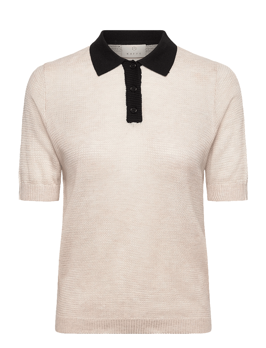 Kaffe - KAamalia Pullover - poloshirts - feather gray cc - 0