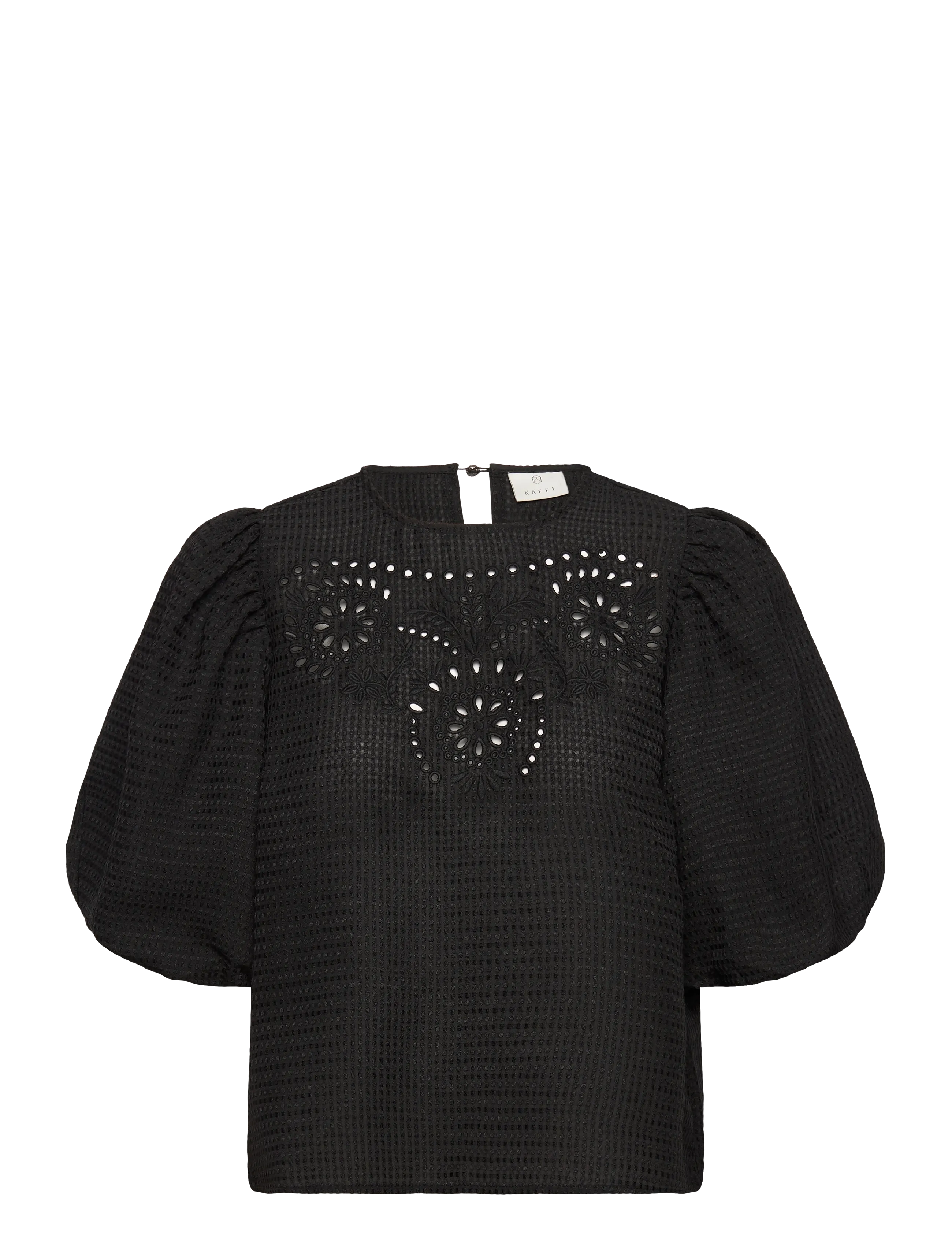 Kaffe Kamelani Blouse, 34, Black, Bluser > Kortærmede, Dame