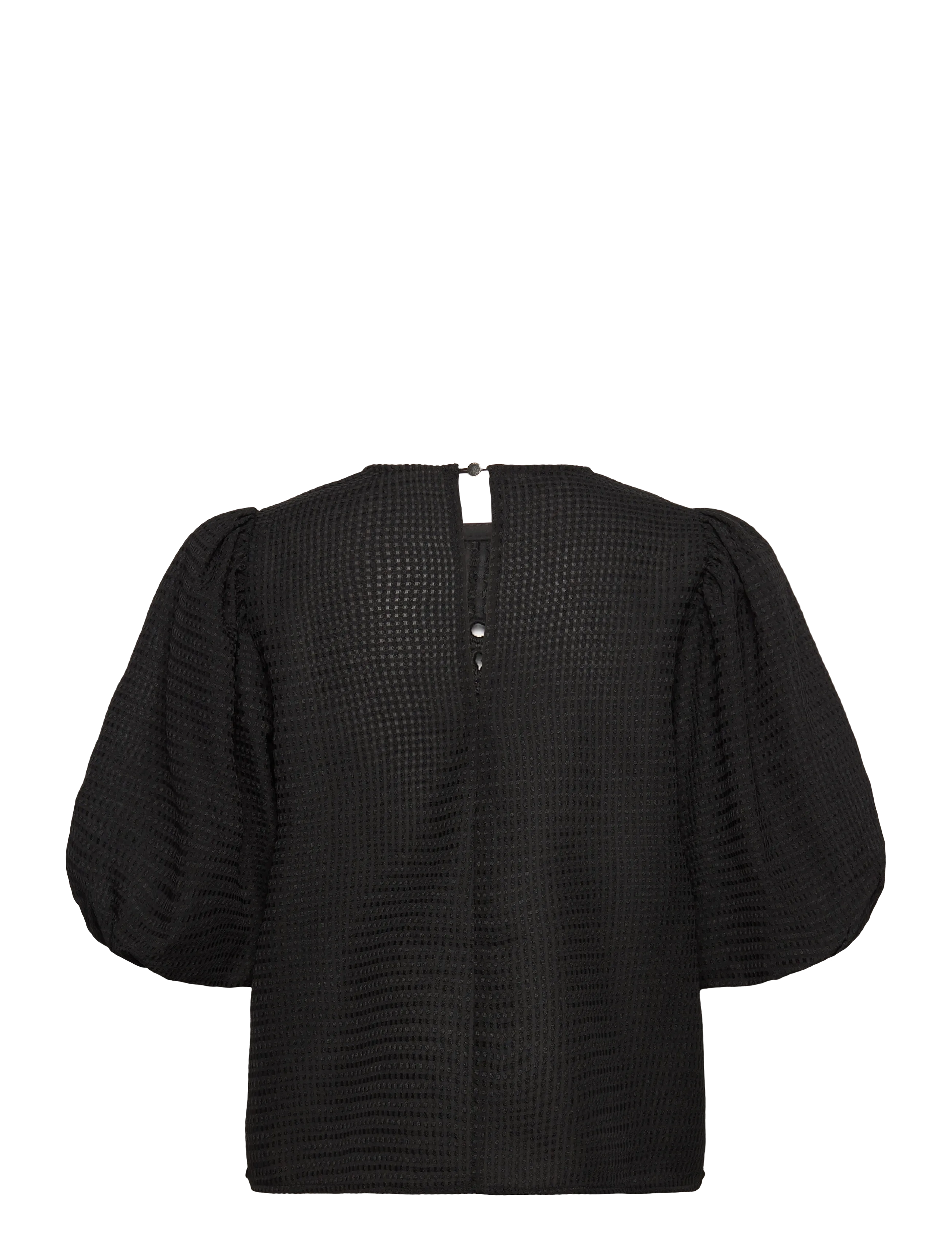 Kaffe - KAmelani Blouse - kortærmede bluser - black deep - 1
