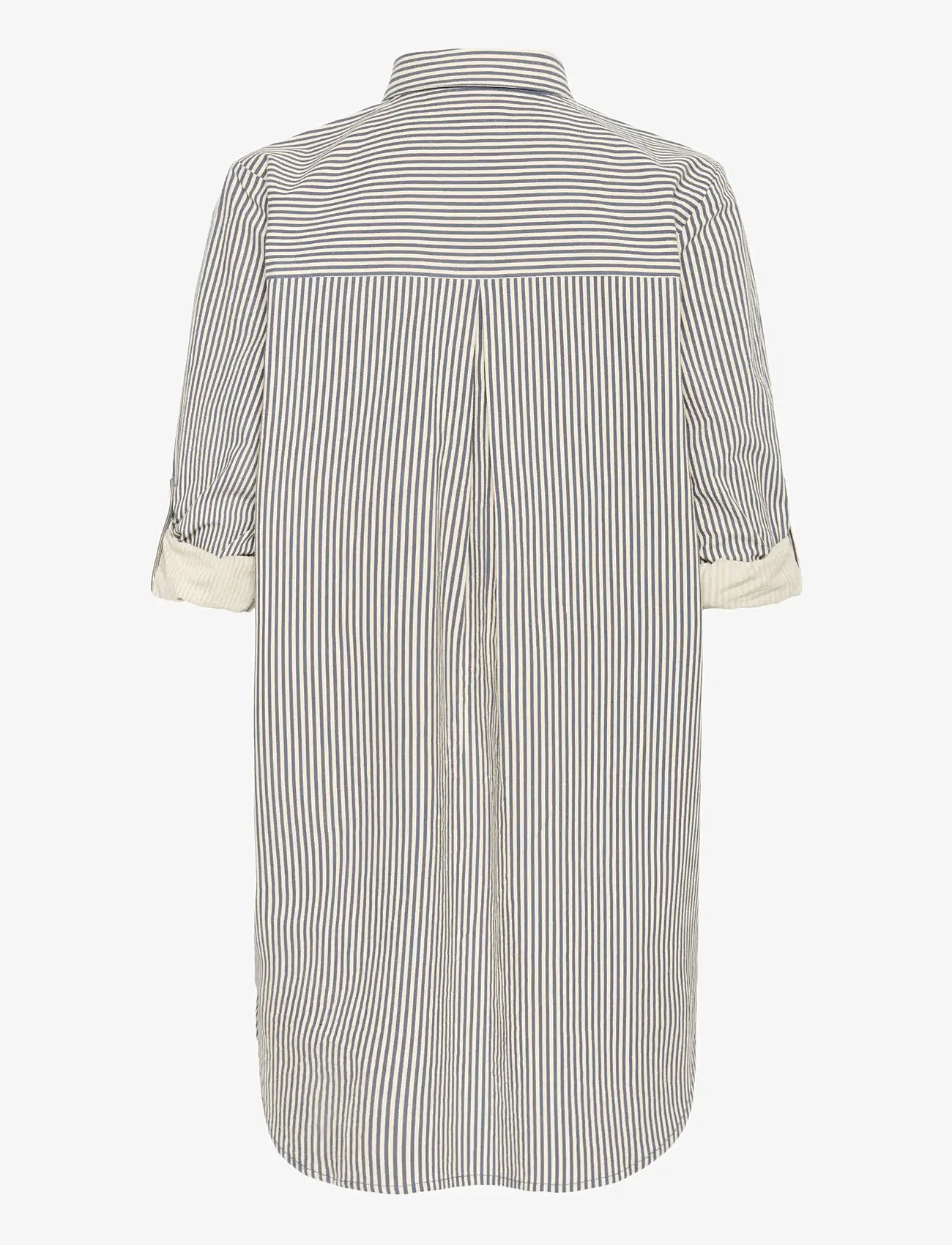 Kaffe - KAnaya Striped Shirt Tunic - langärmlige hemden - midnight/white stripe - 2
