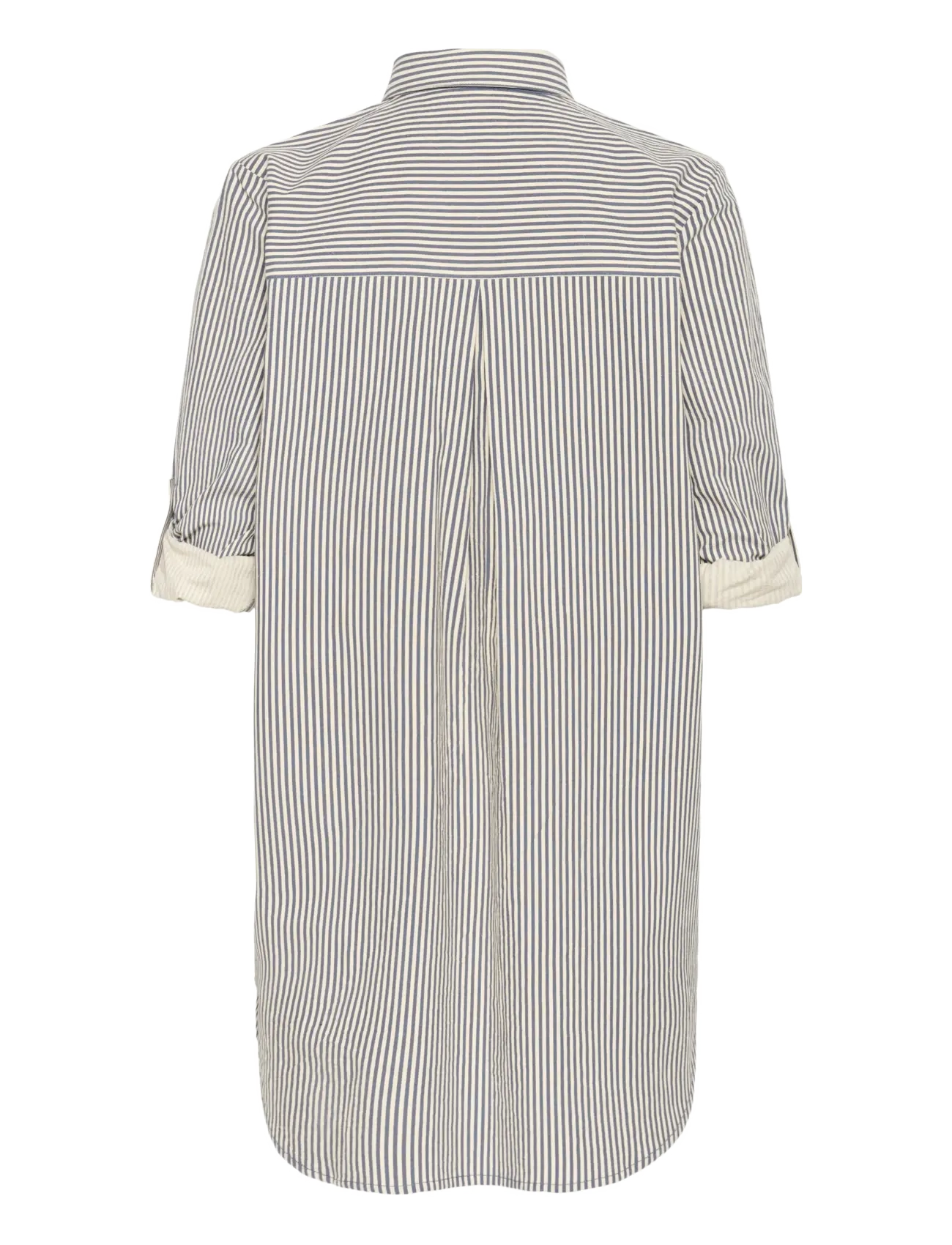 Kaffe - KAnaya Striped Shirt Tunic - langärmlige hemden - midnight/white stripe - 2