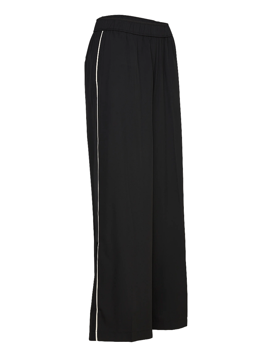 Kaffe - KAtessa Pants - hosen mit weitem bein - black deep - 3