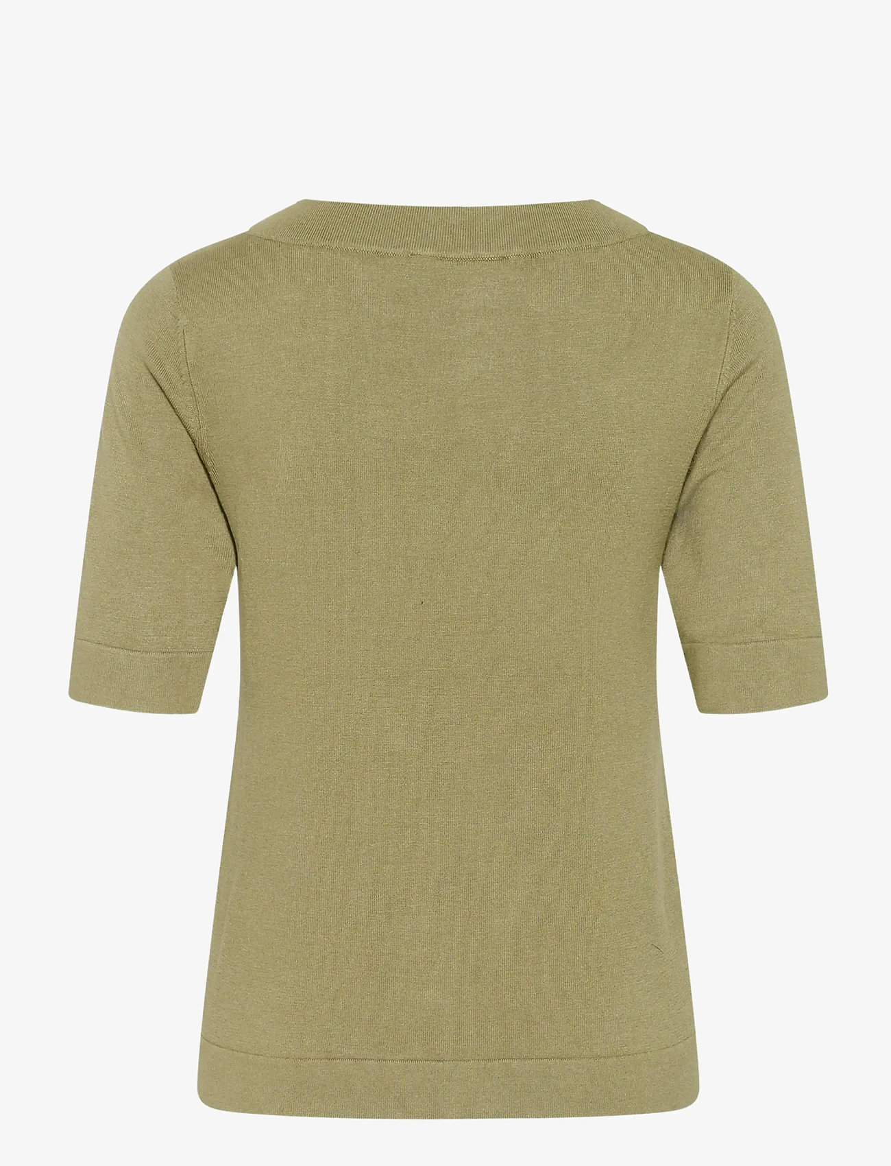 Kaffe - KAlizza boatneck solid Pullover - pullover - aloe - 1