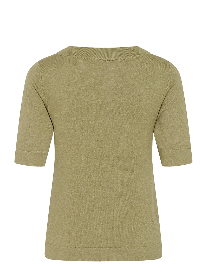 Kaffe - KAlizza boatneck solid Pullover - pullover - aloe - 1