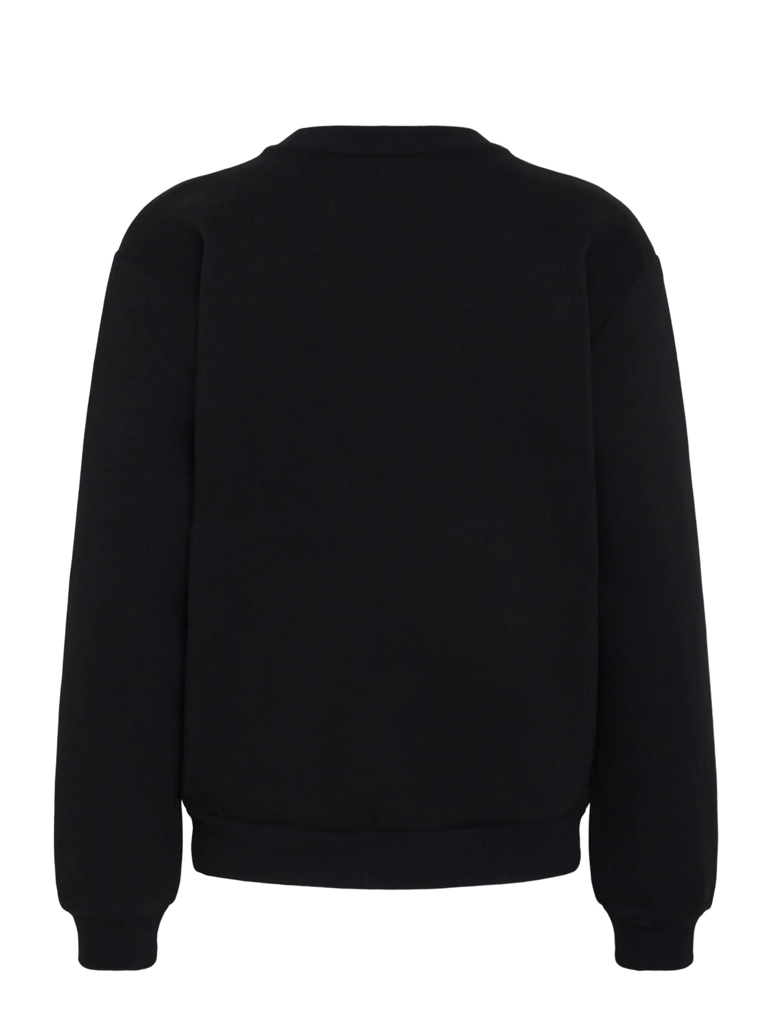 Kaffe - KAliddy Sweatshirt - igapäevane stiil - black w/ white heart - 1