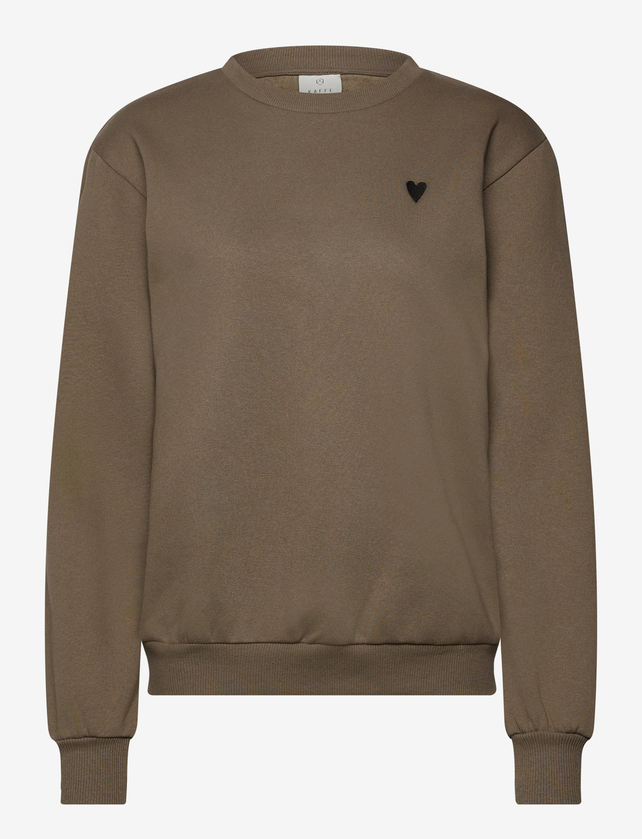 Kaffe - KAliddy Sweatshirt - vardagsstil - morel w. black heart - 0