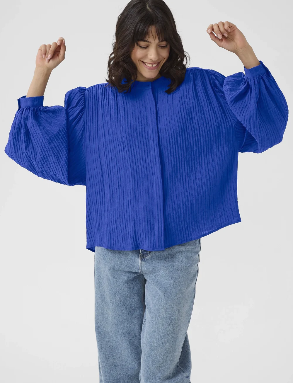 Kaffe - KAlianna Shirt - langærmede bluser - surf the web - 0