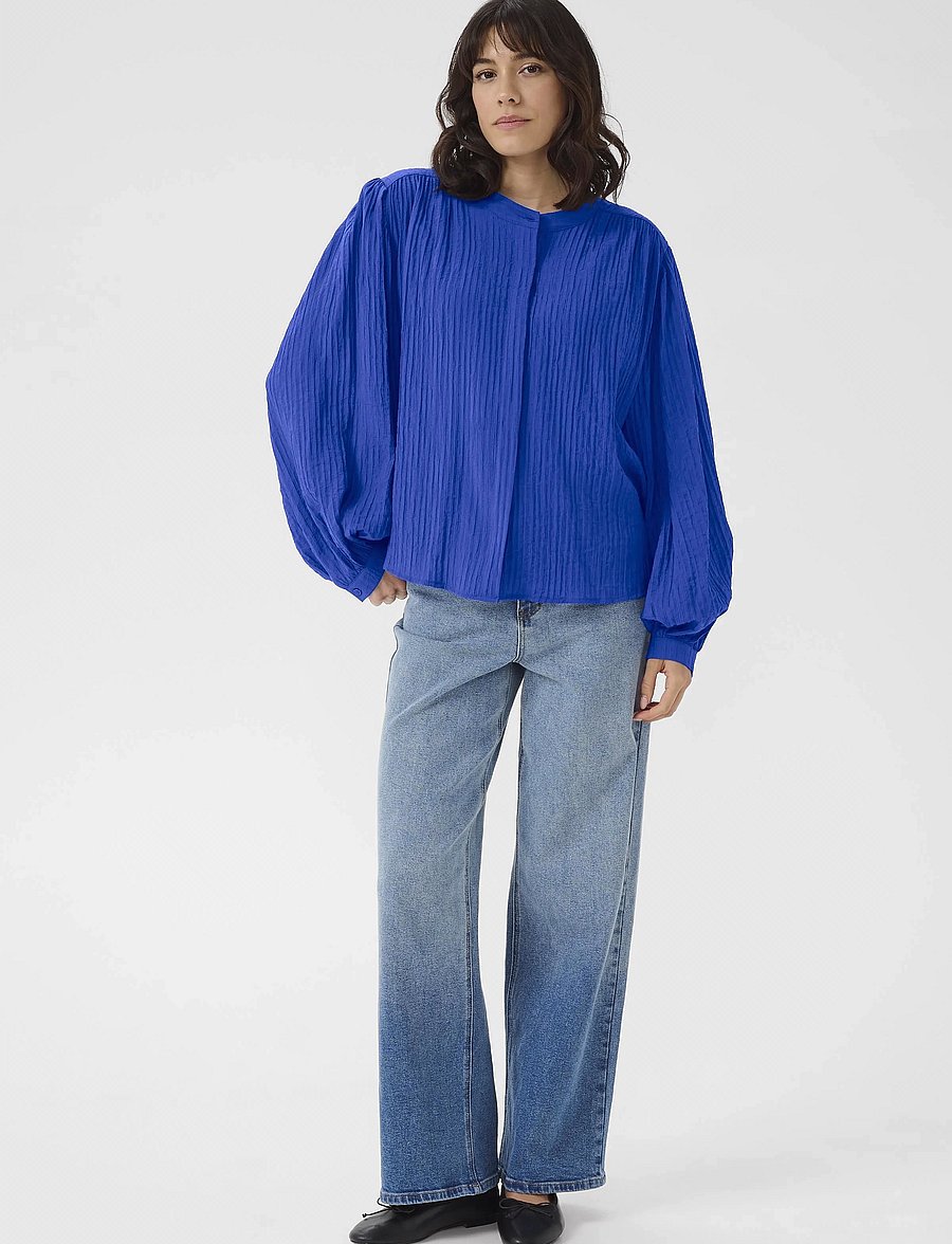 Kaffe - KAlianna Shirt - langärmelige blusen - surf the web - 3