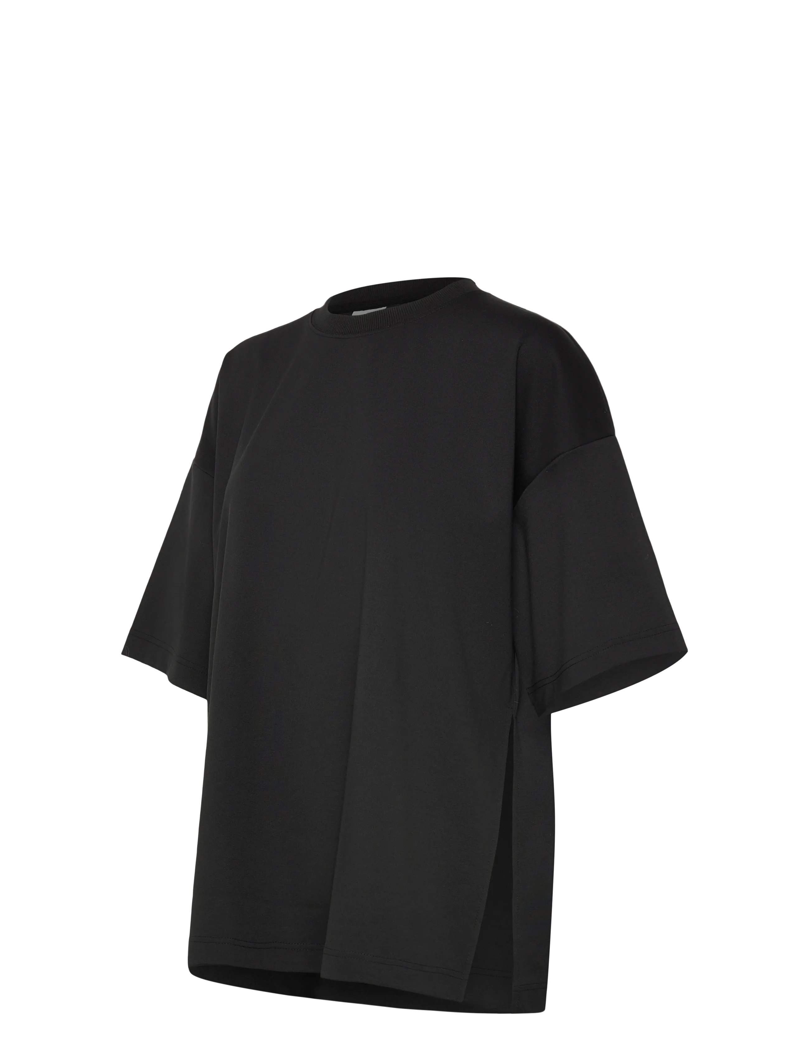 Kaffe - KAjenny Slit T-Shirt - black deep - 2