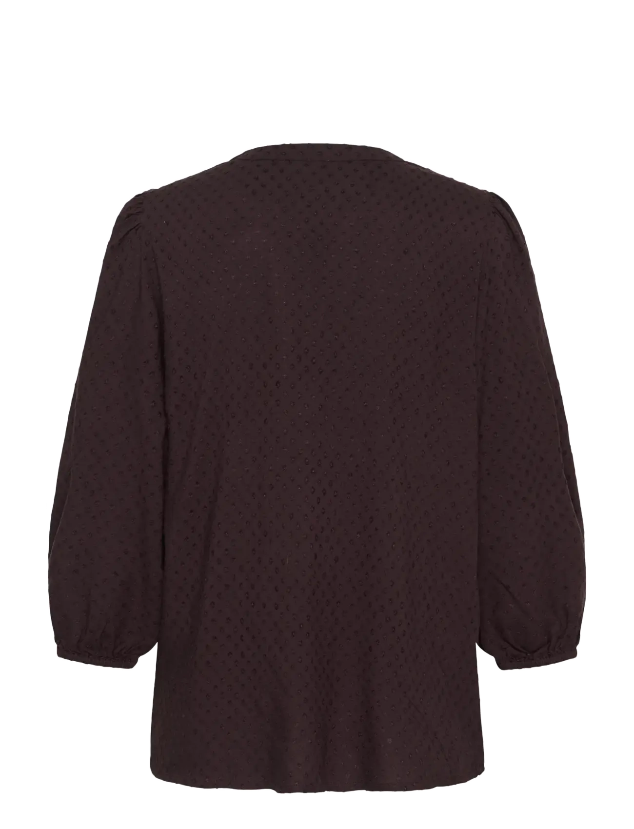 Kaffe - KAannika Blouse - langærmede bluser - fudge - 2