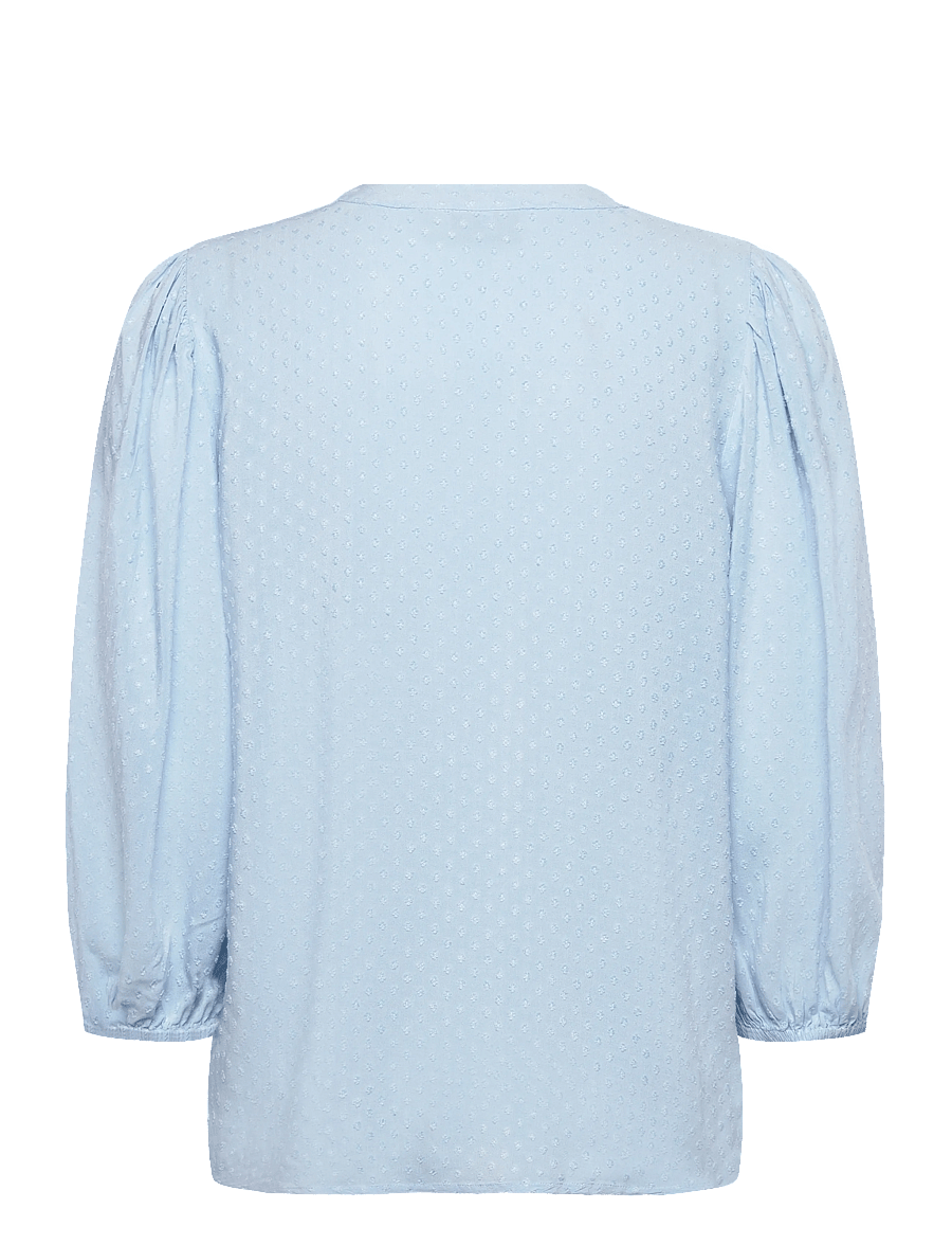 Kaffe - KAannika Blouse - långärmade blusar - windsurfer - 1