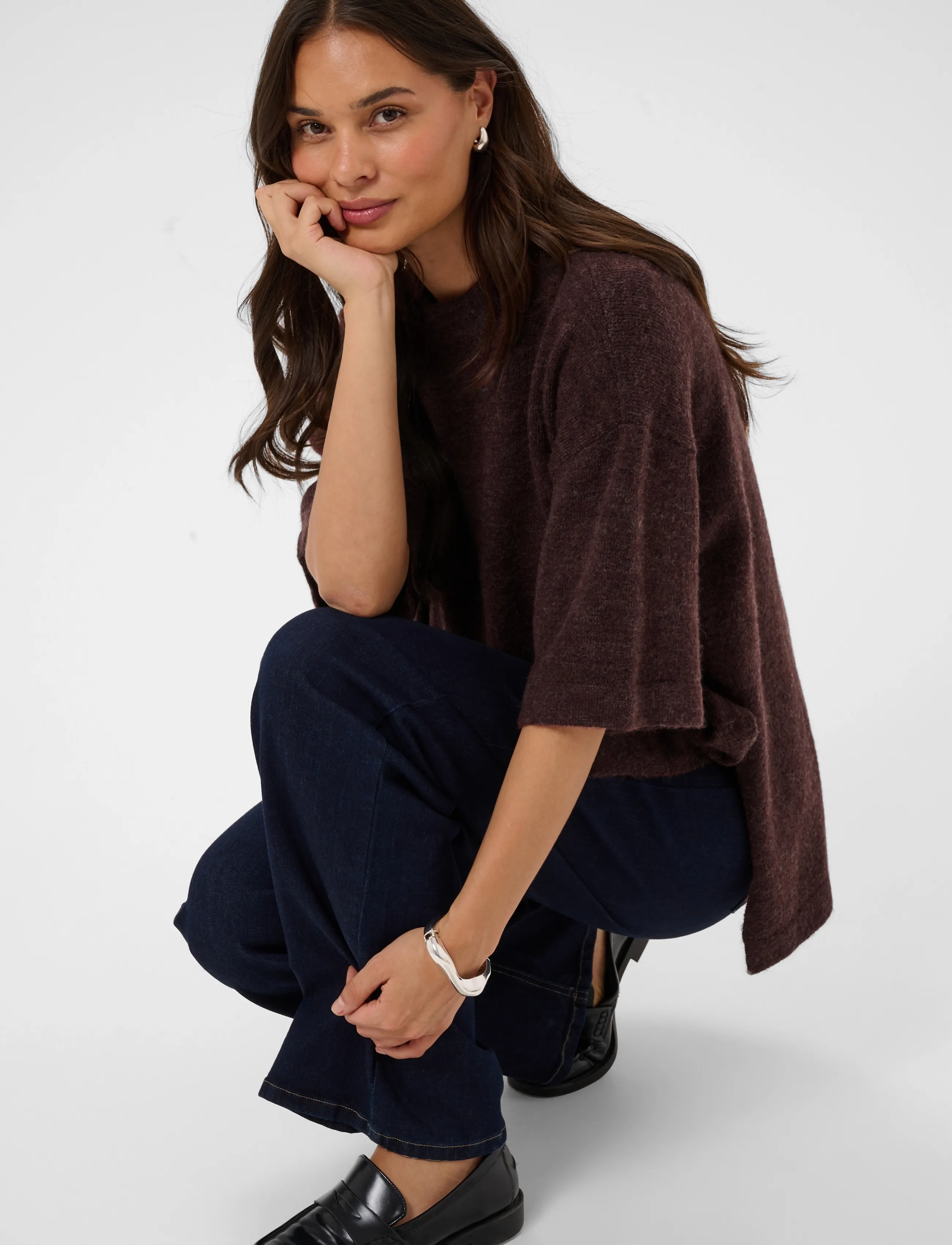 Kaffe - KAniel Pullover - pullover - fudge melange - 5