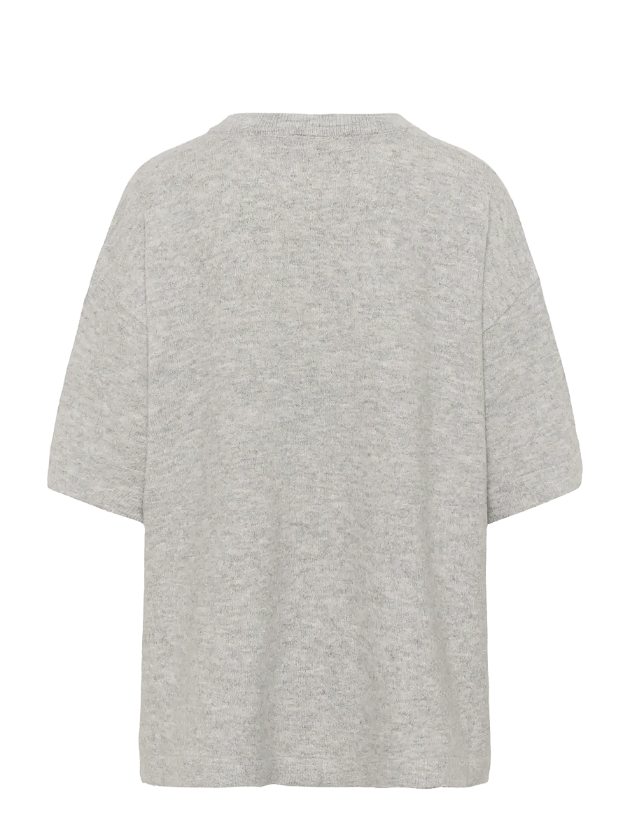 Kaffe - KAniel Pullover - stickade tröjor - light grey melange - 2