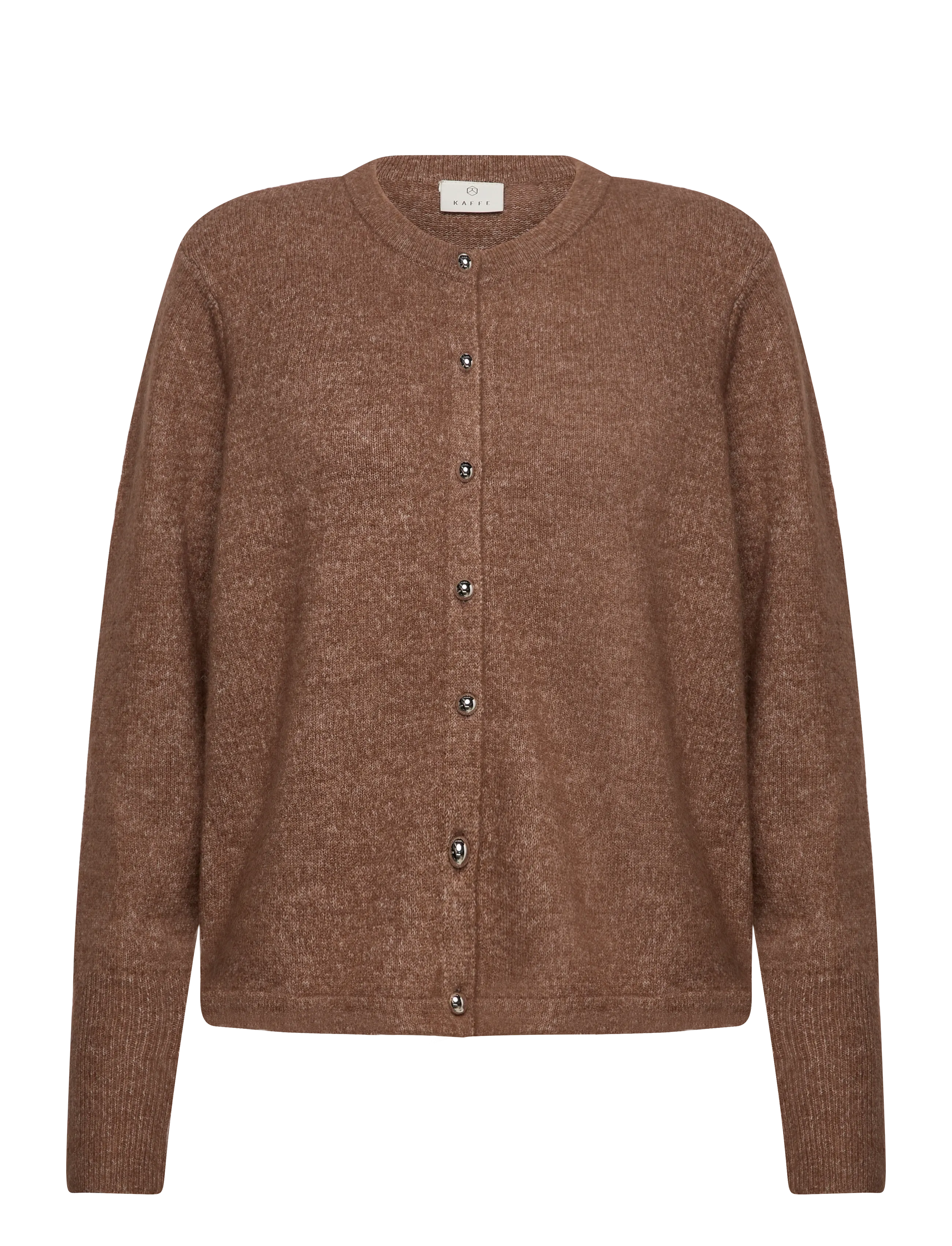 Kaffe KAniel Knit Cardigan - Kaffe - BEIGE MELANGE / beige