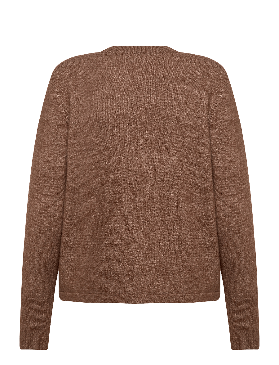 Kaffe - KAniel Knit Cardigan - cardigans - beige melange - 1