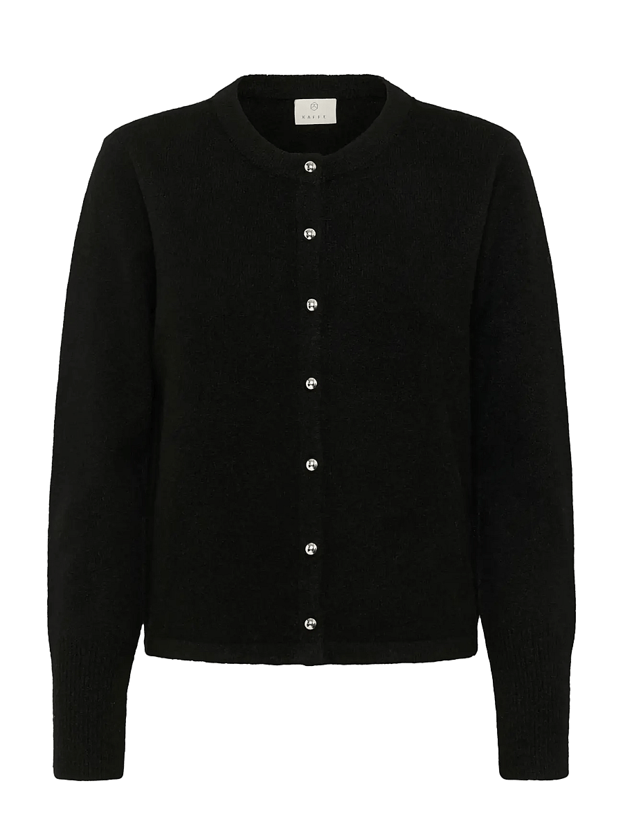 Kaffe - KAniel Knit Cardigan - black deep - 1