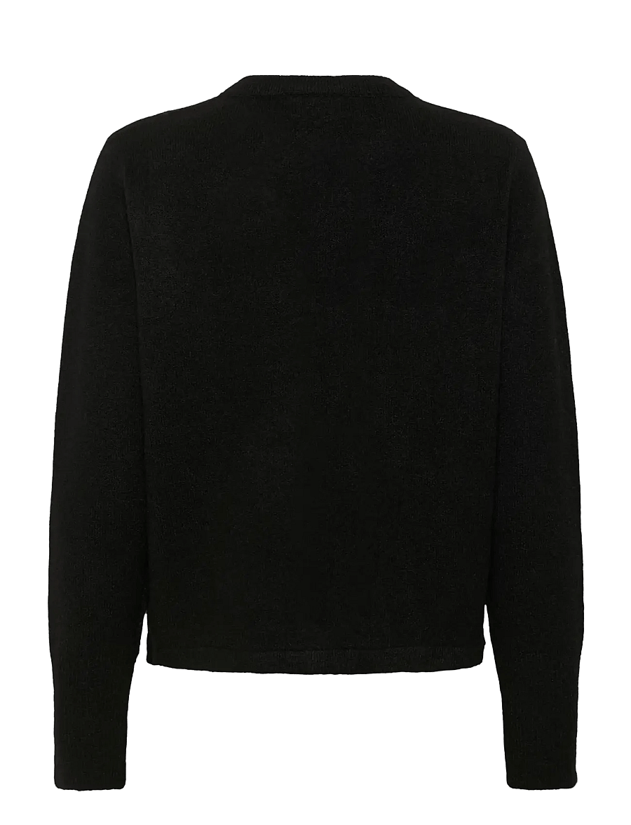 Kaffe - KAniel Knit Cardigan - gilets - black deep - 2