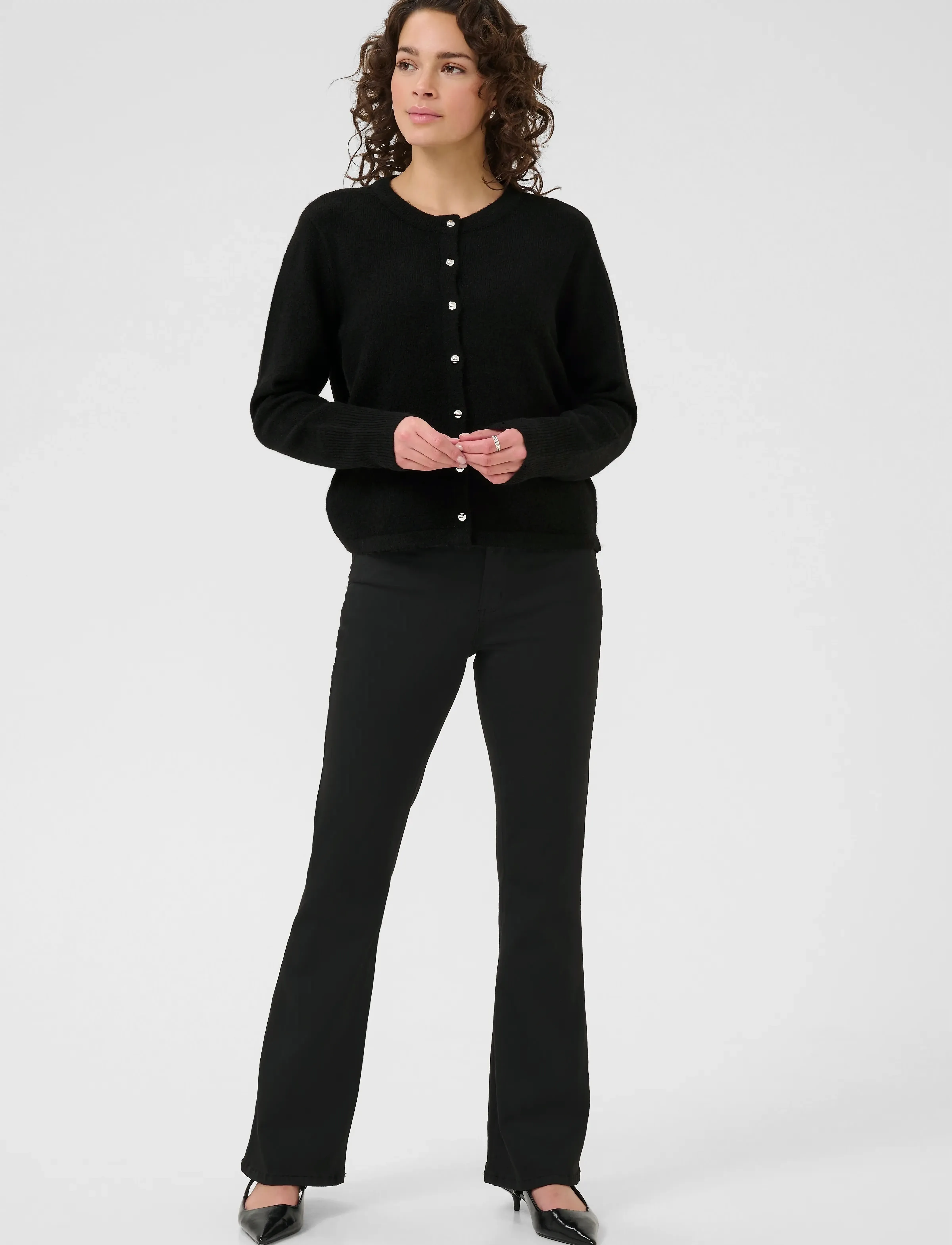 Kaffe - KAniel Knit Cardigan - black deep - 3
