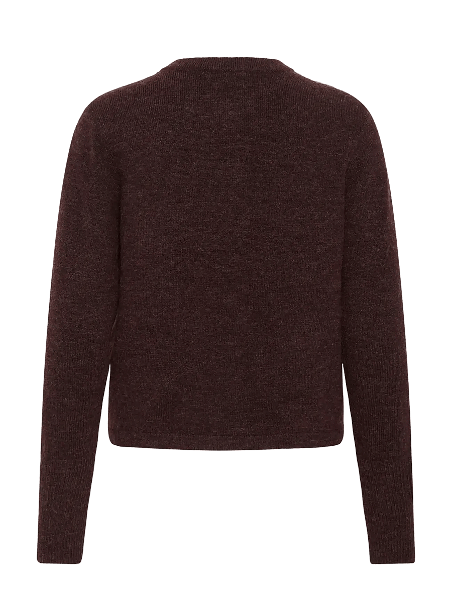 Kaffe - KAniel Knit Cardigan - cardigans - fudge melange - 1