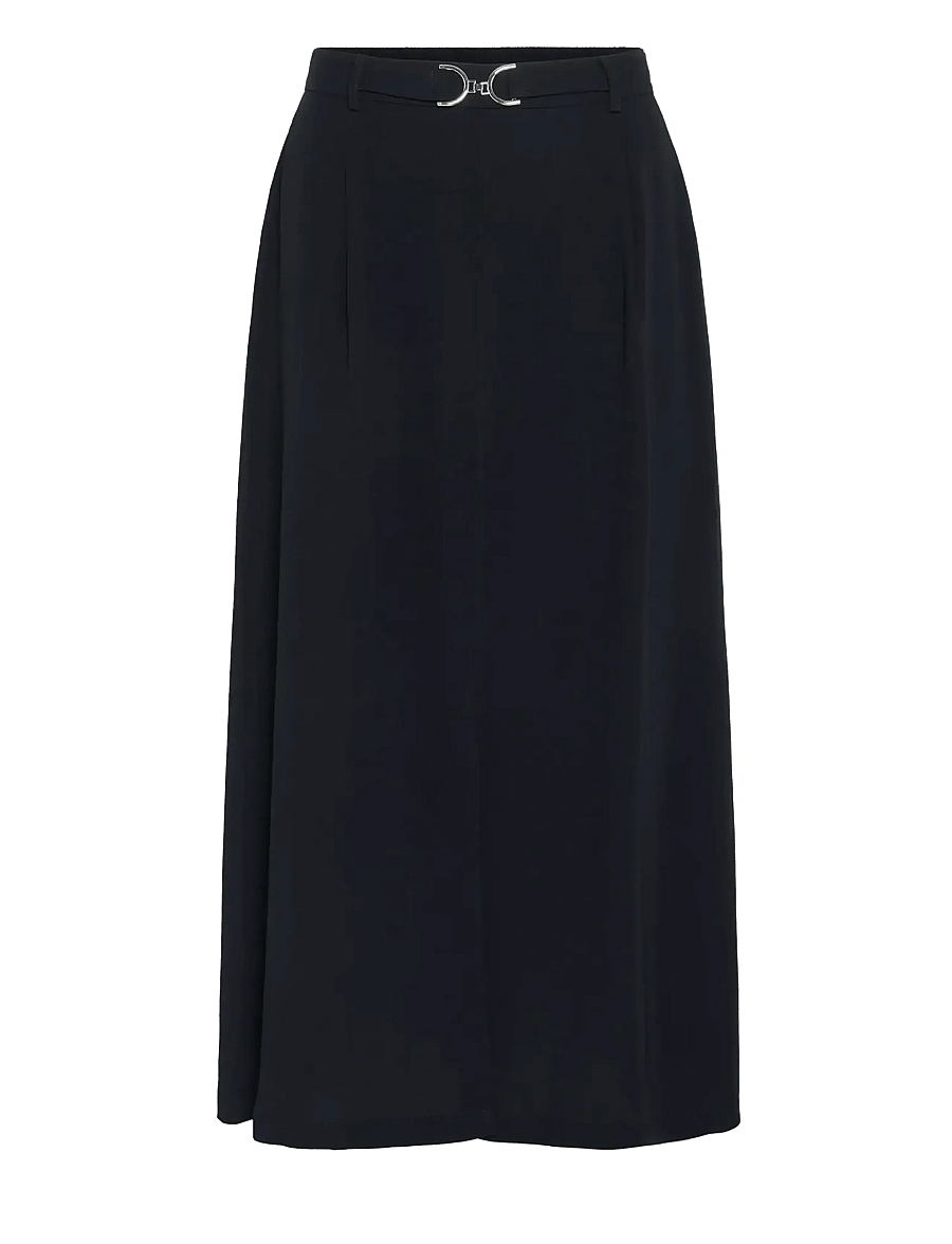 Kaffe - KAillis Skirt - midiseelikud - black deep - 1