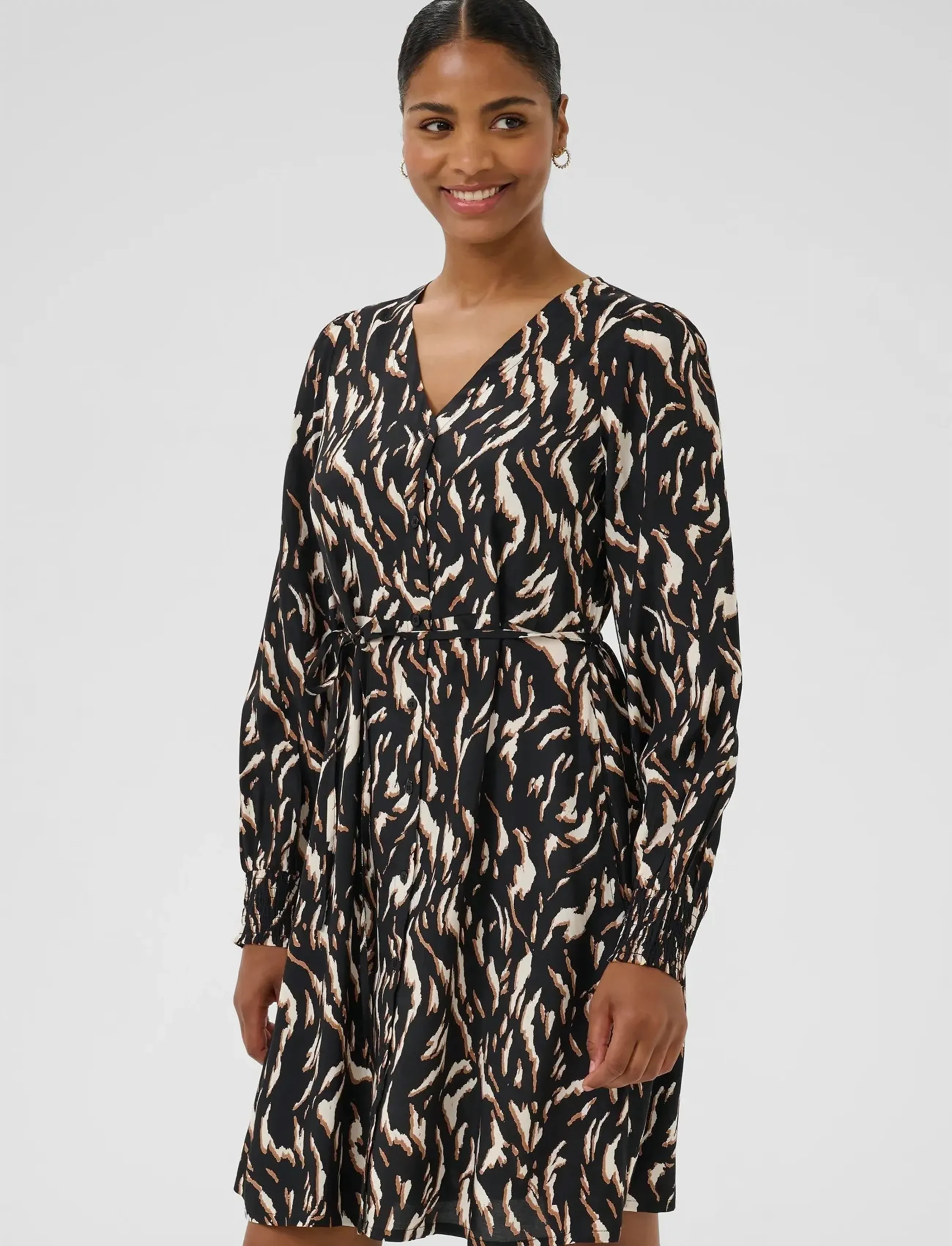 Kaffe Kamille Dress, 44, Brown, Kjoler > Kort Kjole, Dame