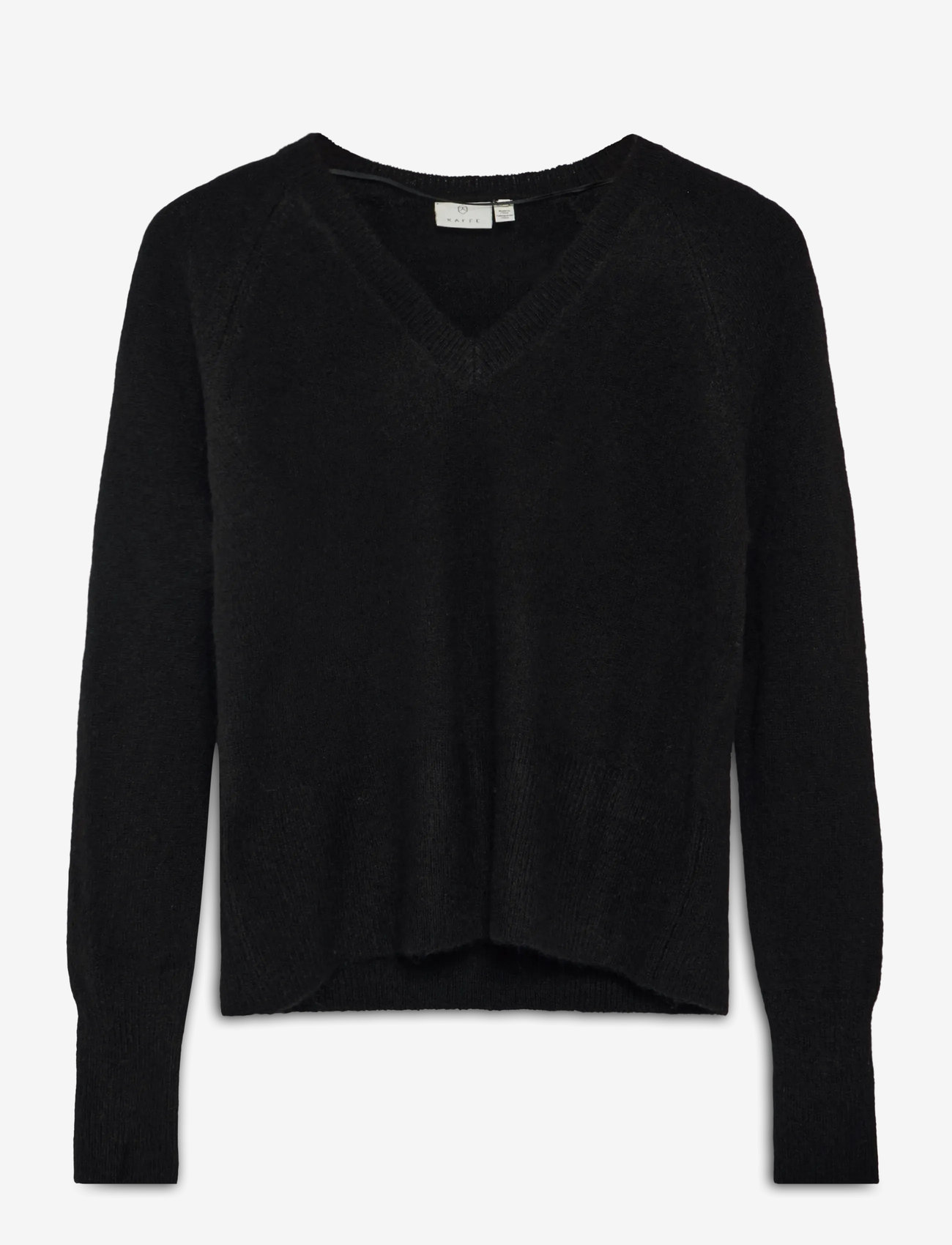 Kaffe - KAniel v-neck Pullover - efterårstøj - black deep - 0