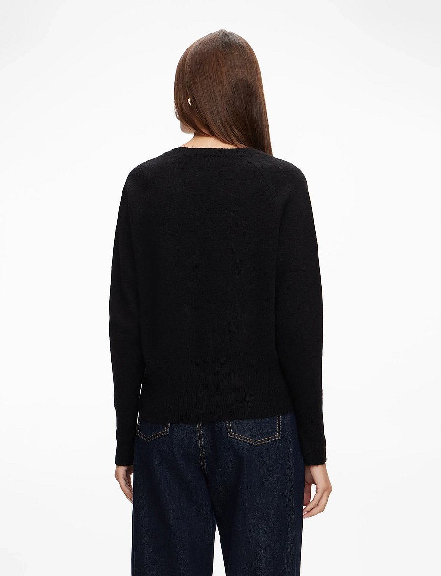 Kaffe - KAniel v-neck Pullover - pullover - black deep - 4
