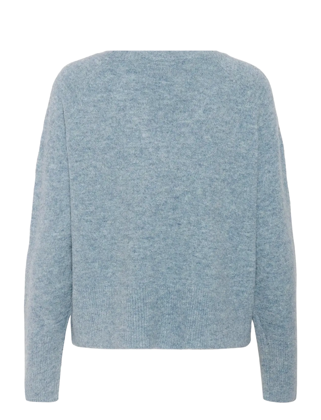 Kaffe - KAniel v-neck Pullover - trøjer - windward blue melange - 2