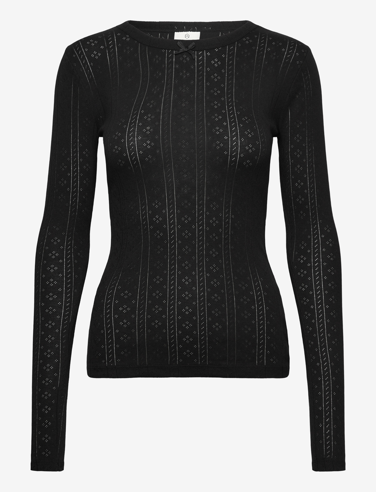 Kaffe - KAhilda T-Shirt - pikkade varrukatega alussärgid - black deep - 0