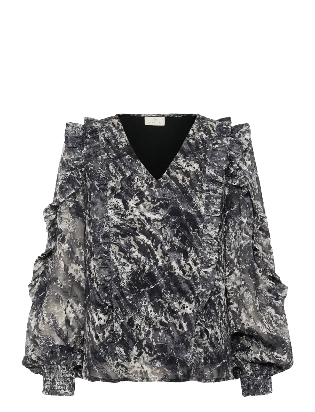 KAFFE Kaalica Bluse Schwarz - 36 - Damen