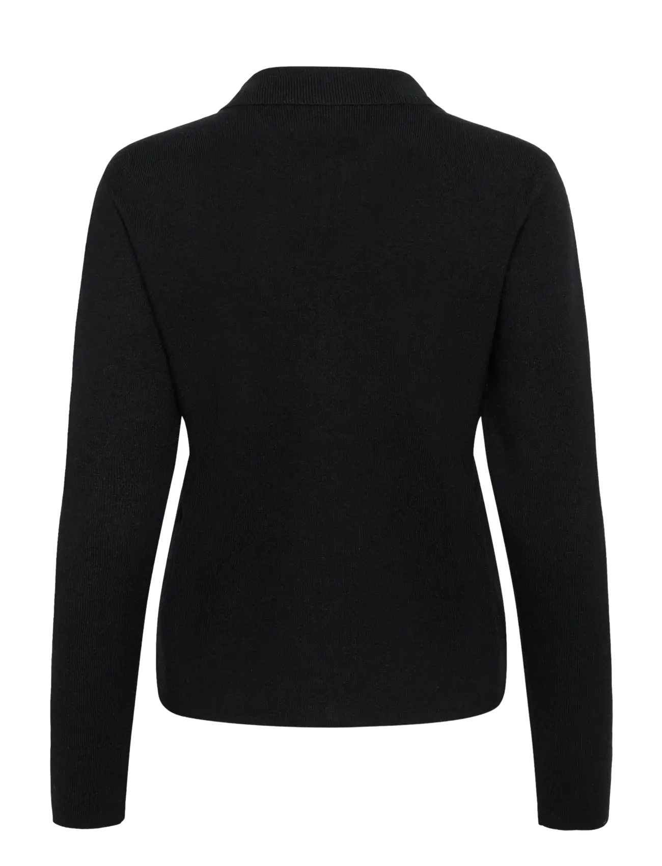 Kaffe - KAvisja Polo Cardigan - cardigans - black deep - 1