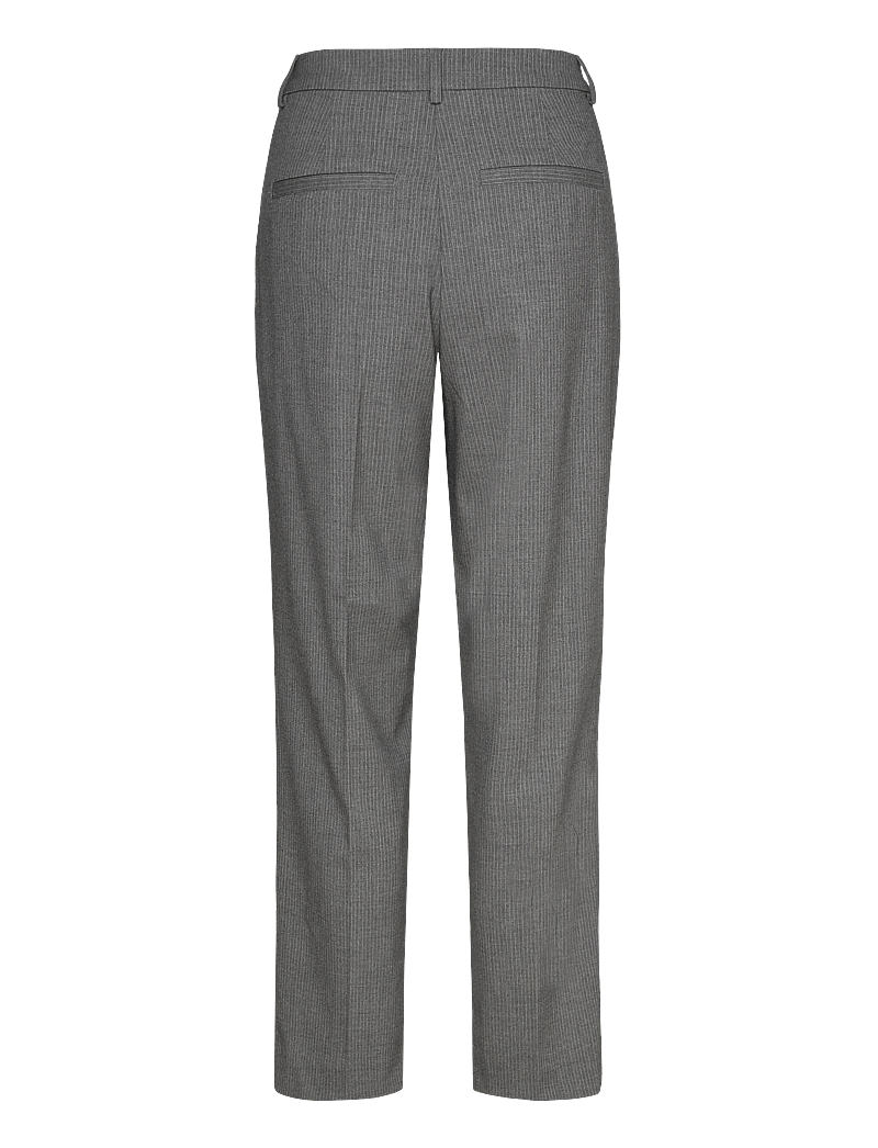 Kaffe - KAellie Pants - formell - grey melange / chalk stripe - 1