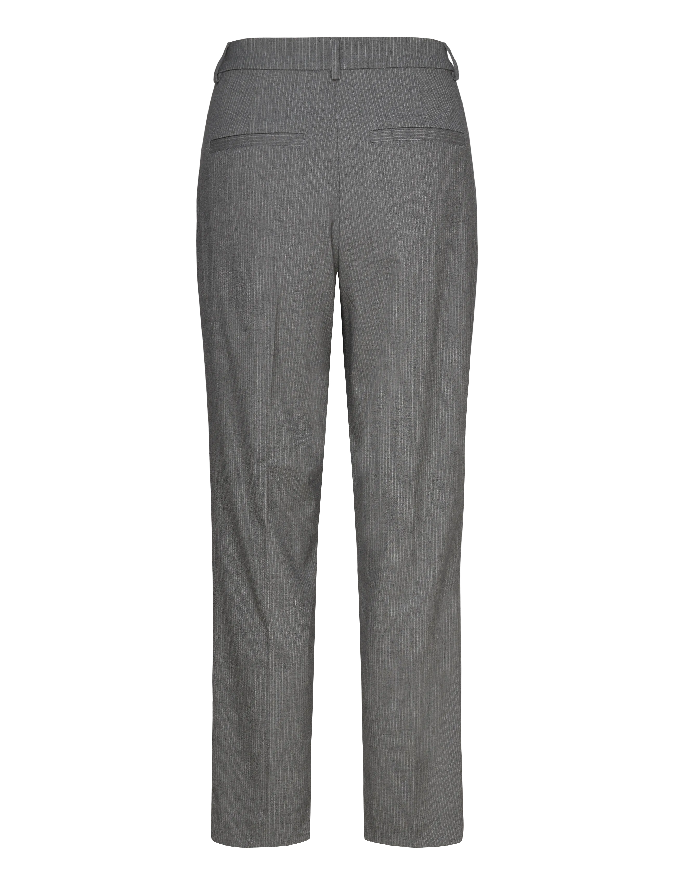 Kaffe - KAellie Pants - peoriided outlet-hindadega - grey melange / chalk stripe - 1