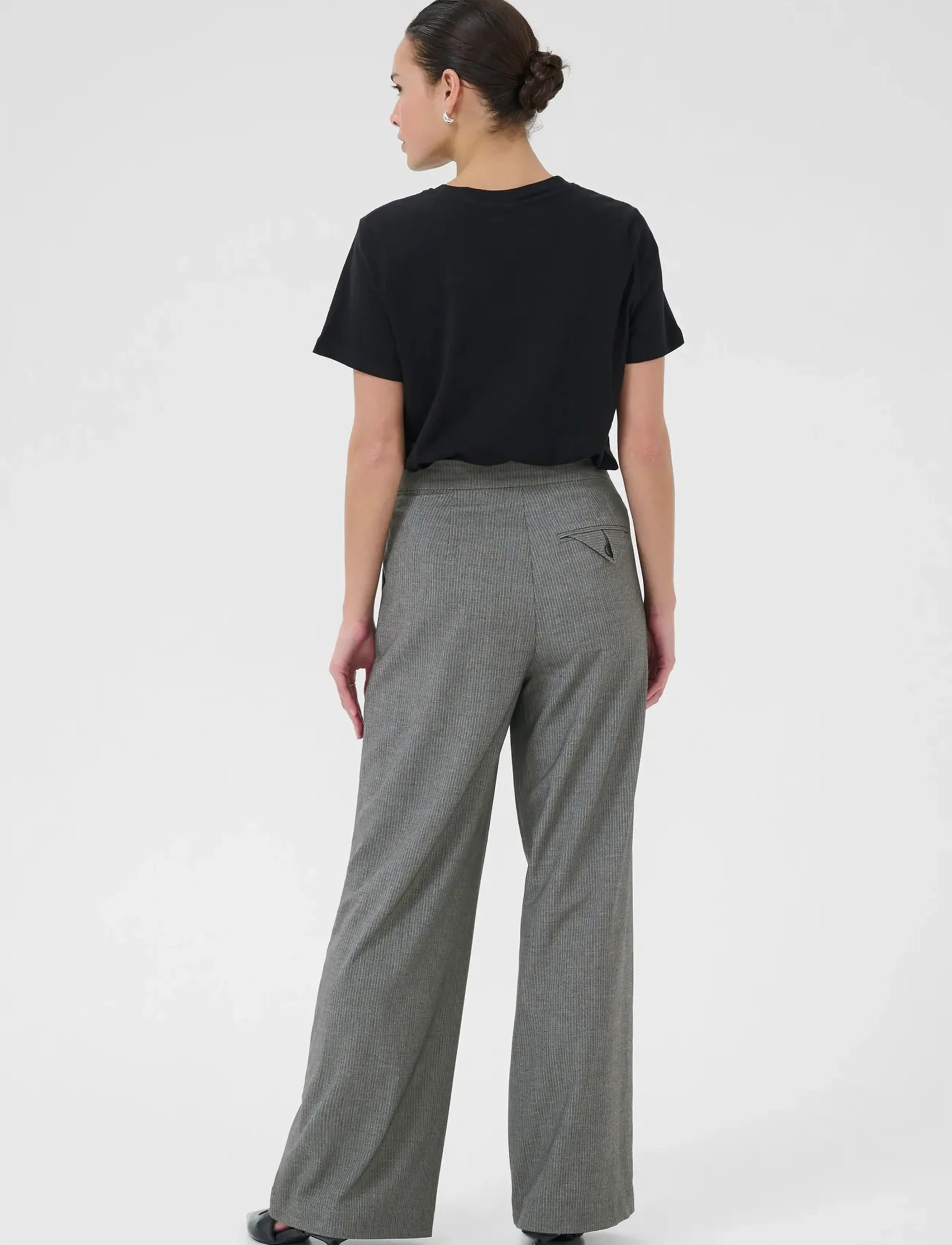 Kaffe Kaellie Wide Pants mjukisbyxor dam – bild 3