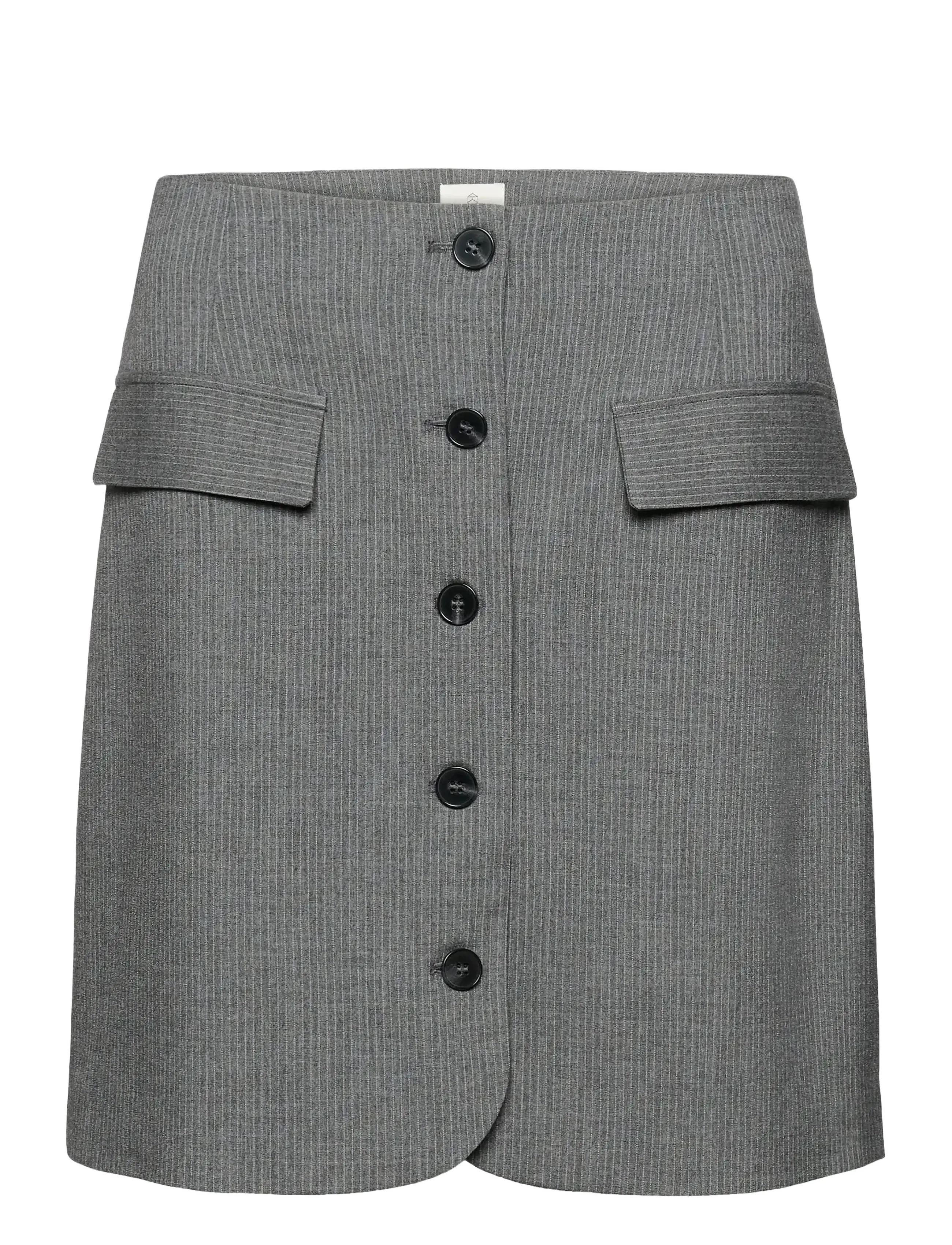 GREY MELANGE / CHALK STRIPE