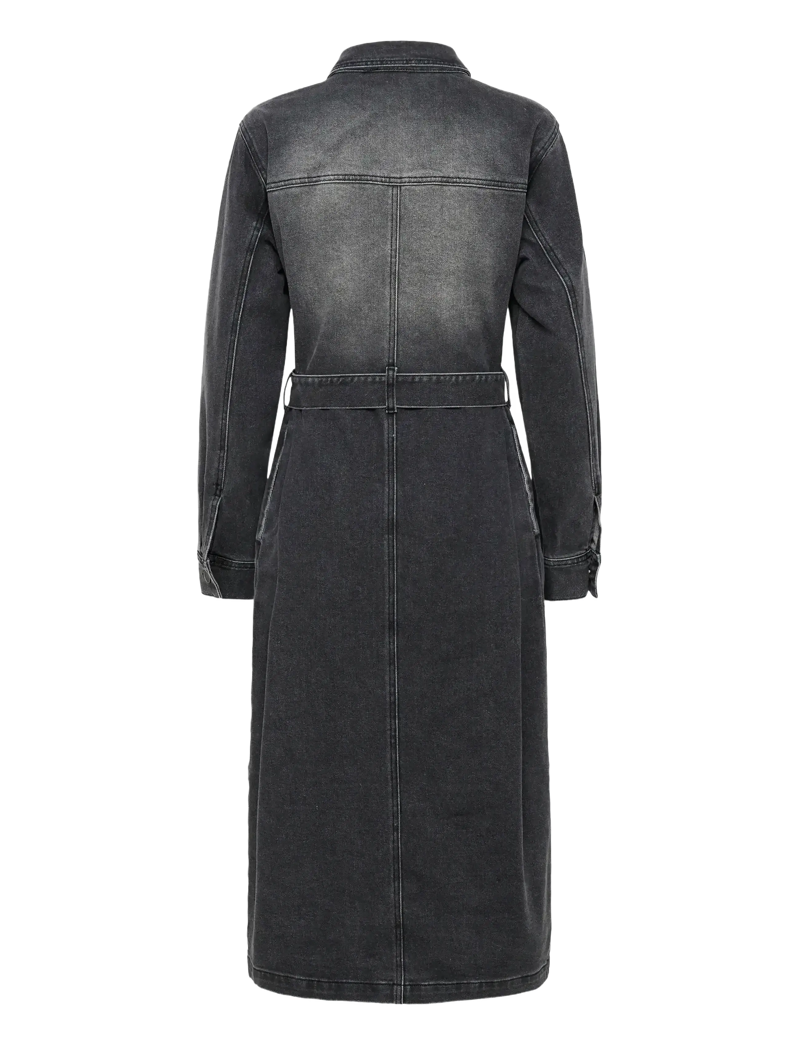 Kaffe - KAabby Denim Dress - skjortklänningar - medium grey denim - 2
